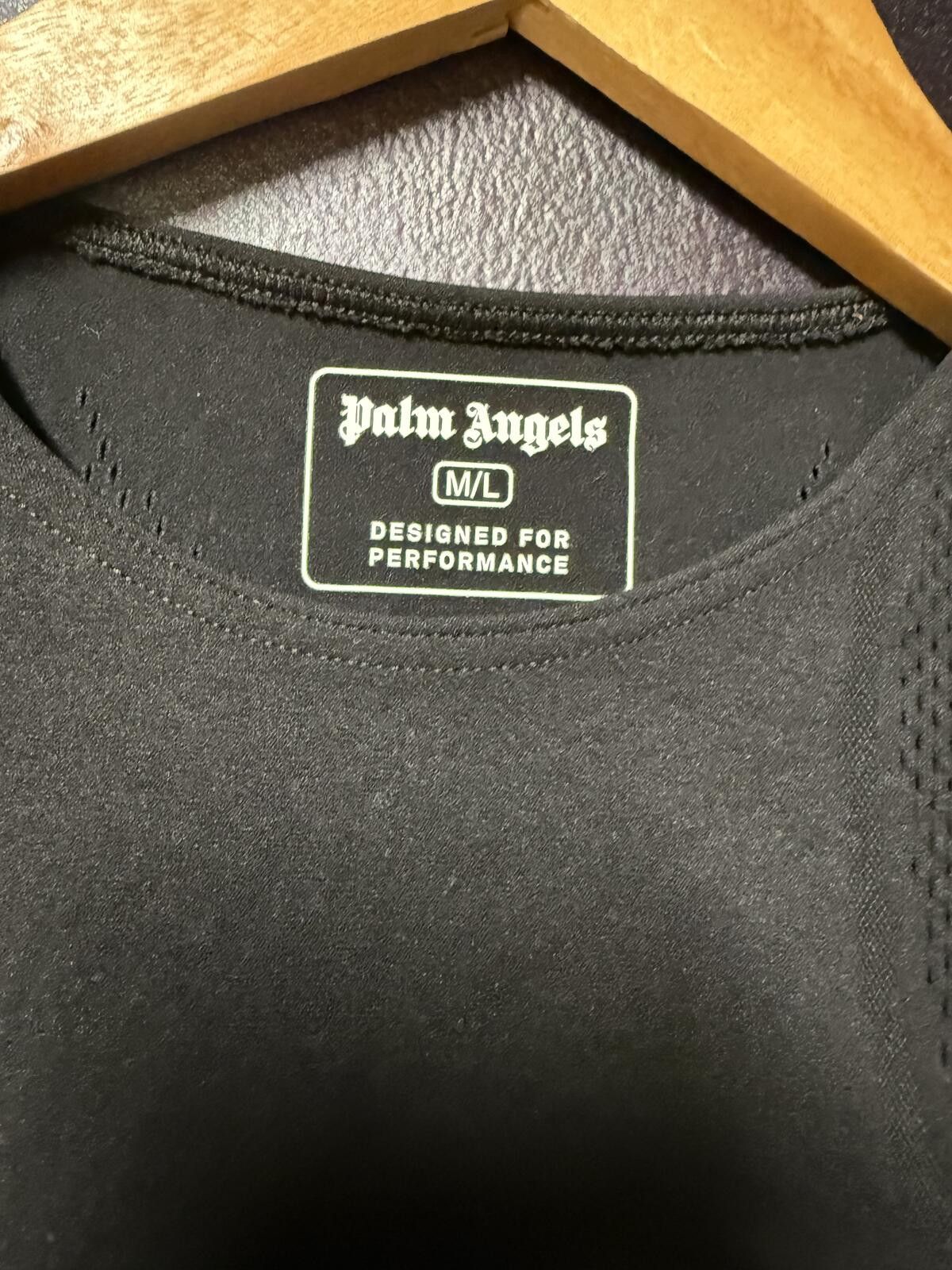 Other Palm Angels black “designed for performance”Tank top Size M / US 6-8 / IT 42-44 - 3 Thumbnail