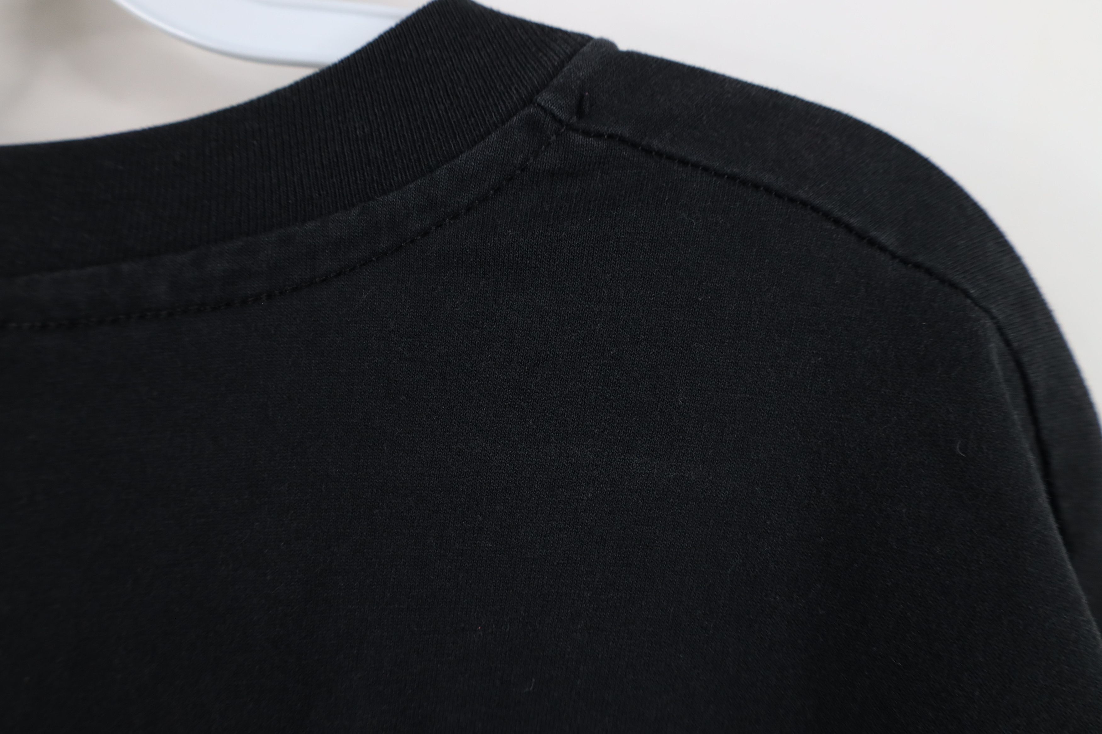 Hanes Vintage 80s 90s Hanes Blank Short Sleeve T-Shirt Black USA Size US XL / EU 56 / 4 - 10 Thumbnail