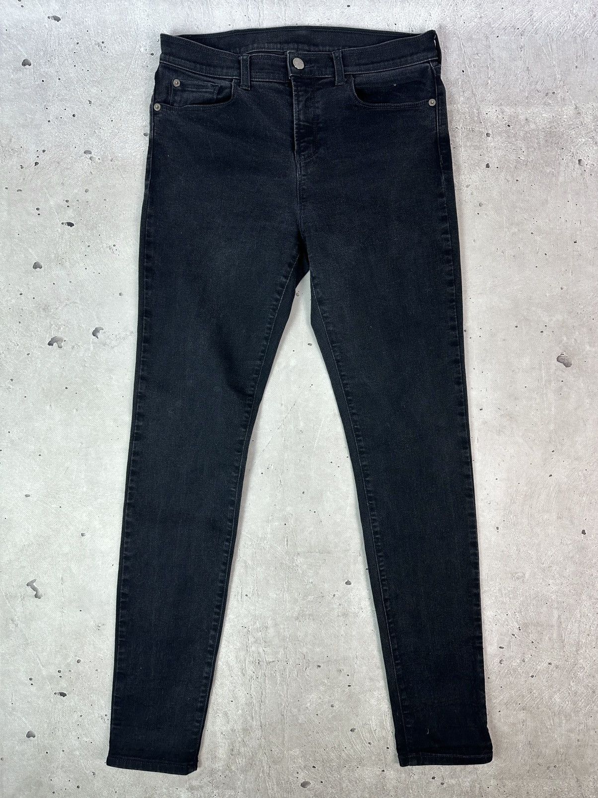 Emporio Armani Emporio Armani Slim-Fit Black Cotton Logo Women’s Jeans Size 29" - 4 Thumbnail