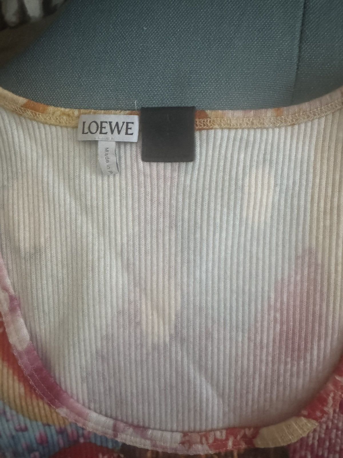 Loewe LOEWE COTTON RIBBED TANK TOP - DONUTS Size US XL / EU 56 / 4 - 10 Thumbnail