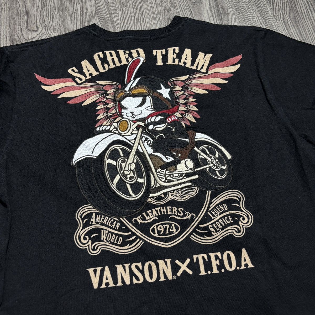 Vanson Leathers Vanson x TFOA T-shirt Size US L / EU 52-54 / 3 - 2 Thumbnail