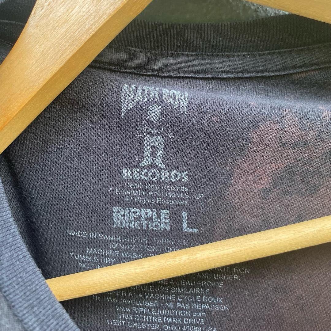 Rap Tees Thrashed Faded Death Row Records Tee Size US L / EU 52-54 / 3 - 5 Thumbnail