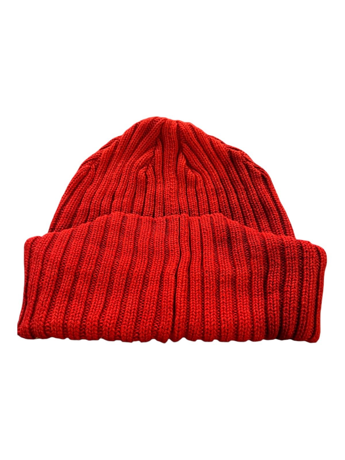 Ben Davis Iconic Ben Davies Boody Red Knitted Watch Beanie Hat Size ONE SIZE - 3 Thumbnail