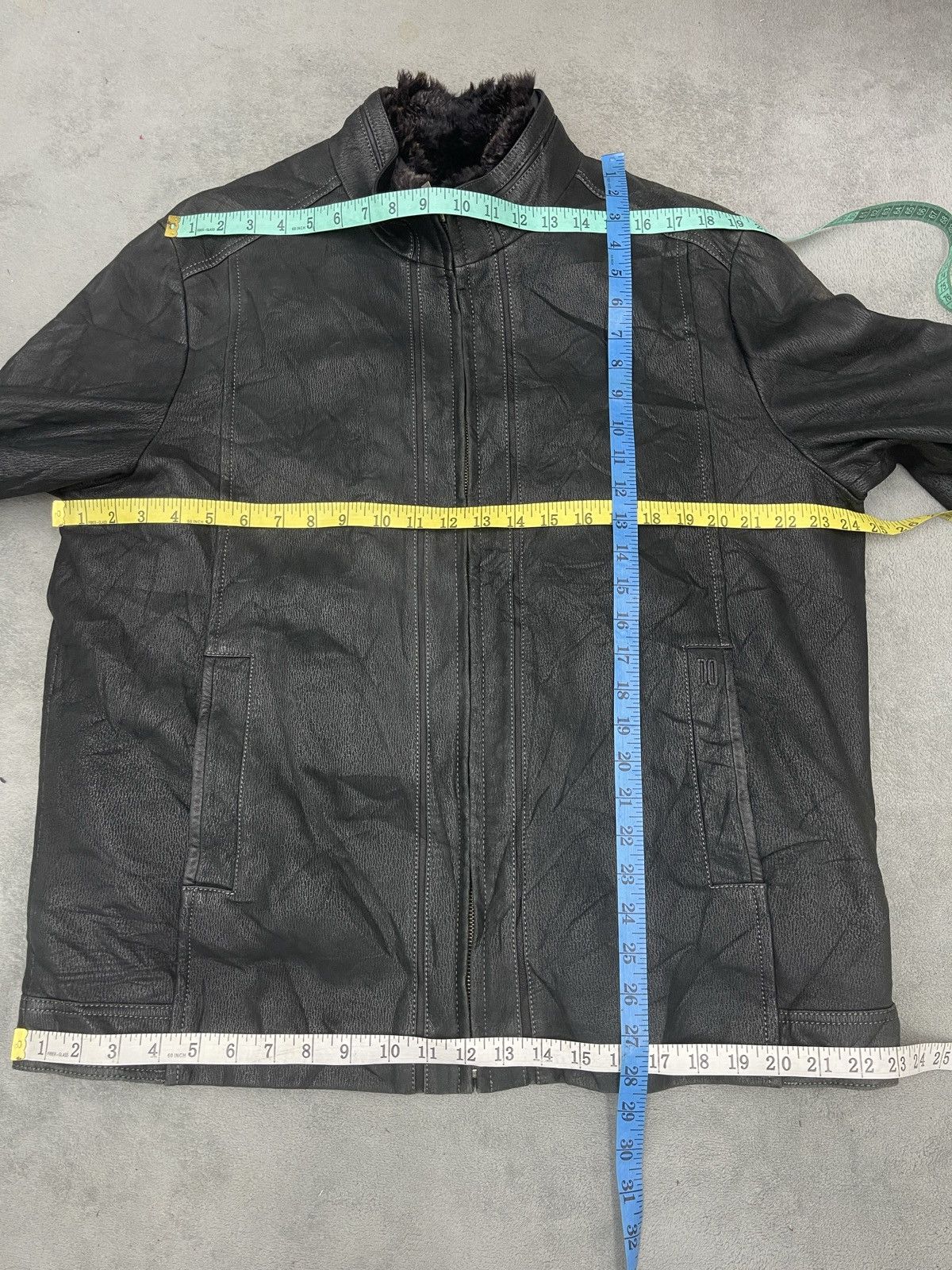 DAKS × Vintage STEALS💥DAKS GOLF RABBIT SHEARLING LEATHER JACKET Size US L / EU 52-54 / 3 - 16 Thumbnail