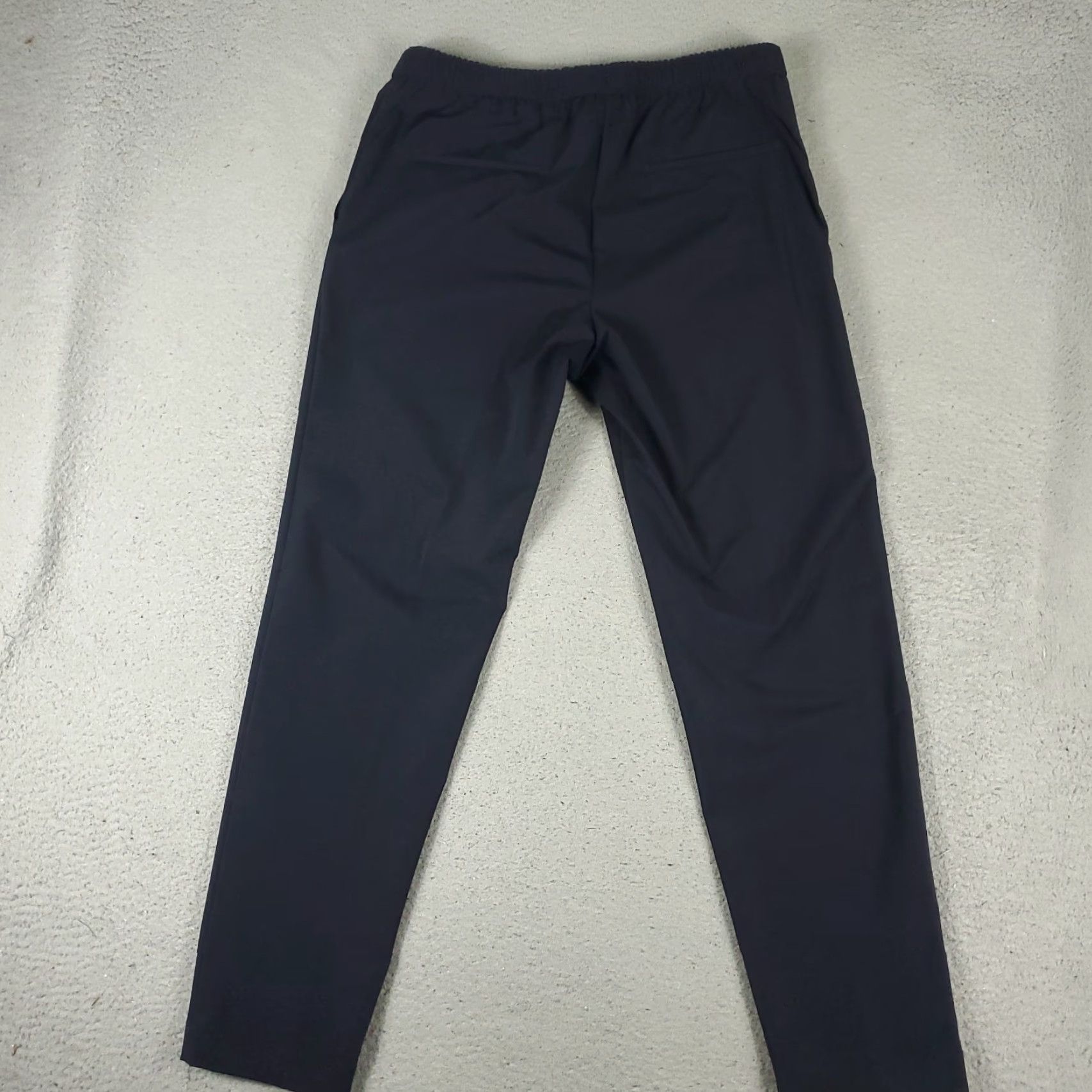 Hugo Boss HUGO BOSS Pants Mens 32x31 Navy Blue Stretch Polyester Chino Trousers Slim Flat Front Regular Warp? Size US 32 / EU 48 - 7 Thumbnail