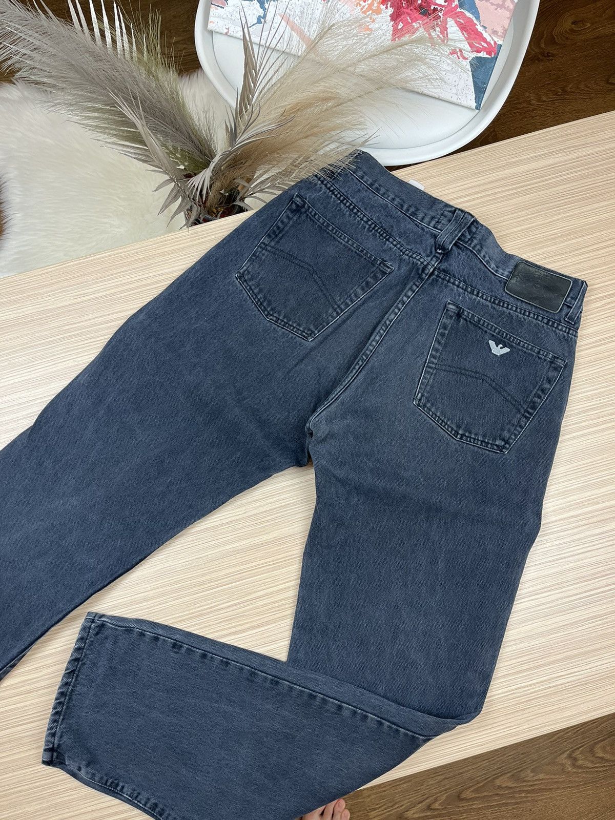 Armani × Vintage Archive 90s vintage Armani jeans Size US 32 / EU 48 - 2 Thumbnail