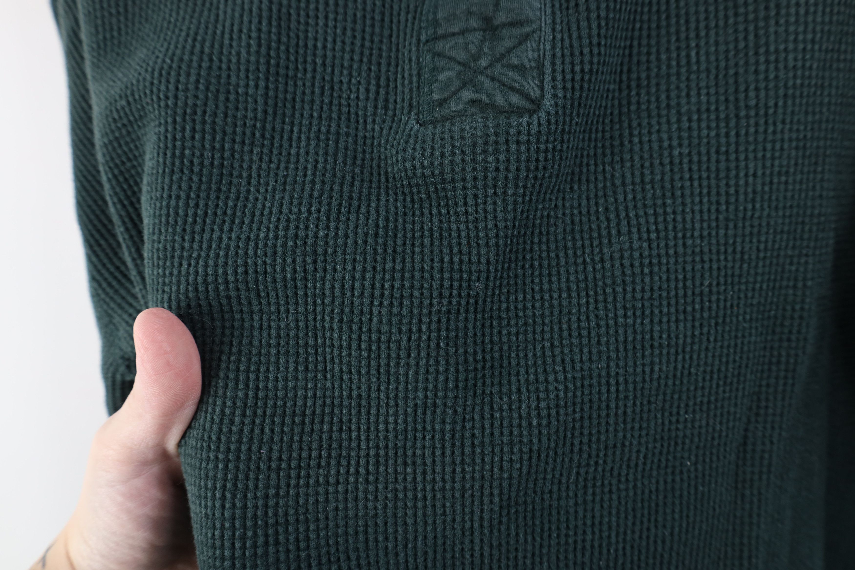 Vintage Vintage 90s Streetwear Knit Long Sleeve Henley T-Shirt Size US L / EU 52-54 / 3 - 11 Thumbnail