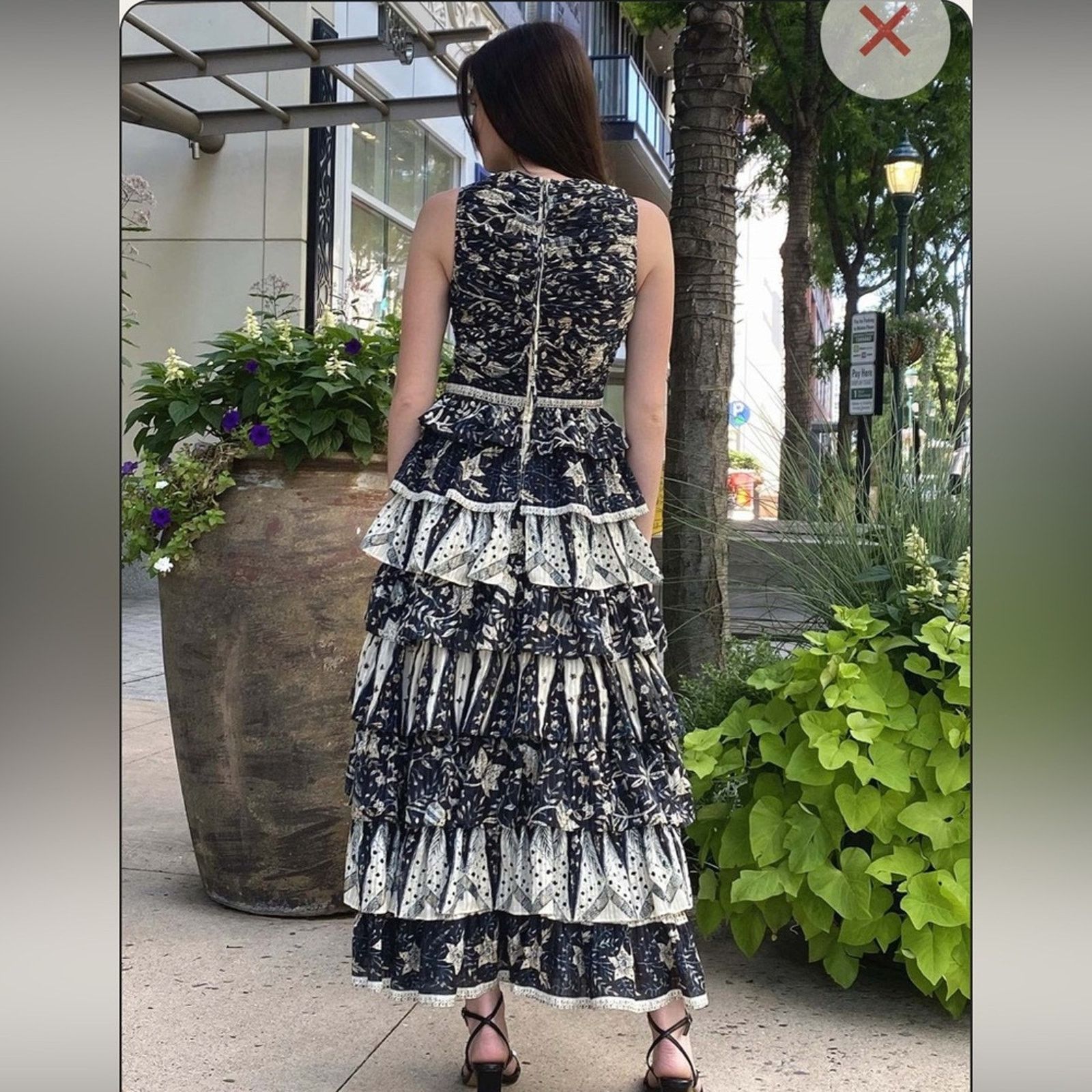 Ulla Johnson RTR Ulla Johnson Ariah Sleeveless Tiered Ruffle Midi Dress Size S / US 4 / IT 40 - 2 Thumbnail