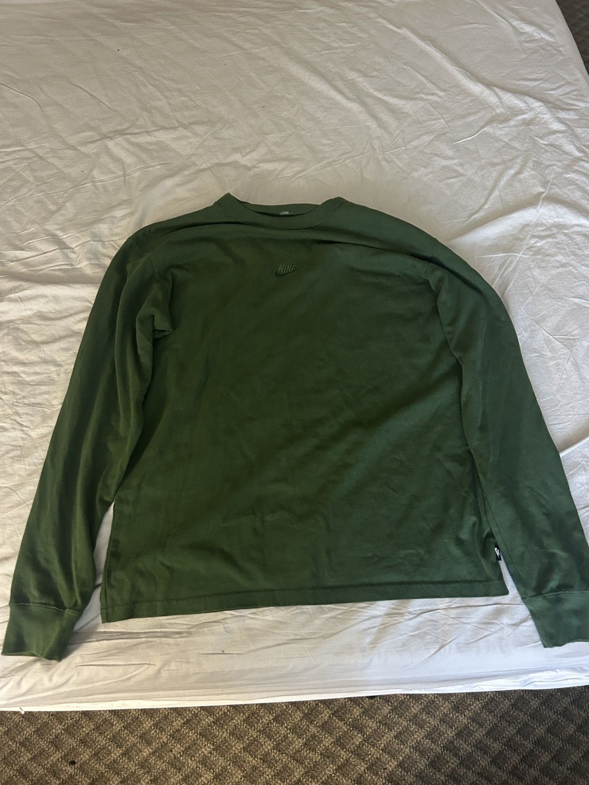 Nike Green Nike Tee LongSleeve Size US S / EU 44-46 / 1 - 3 Thumbnail