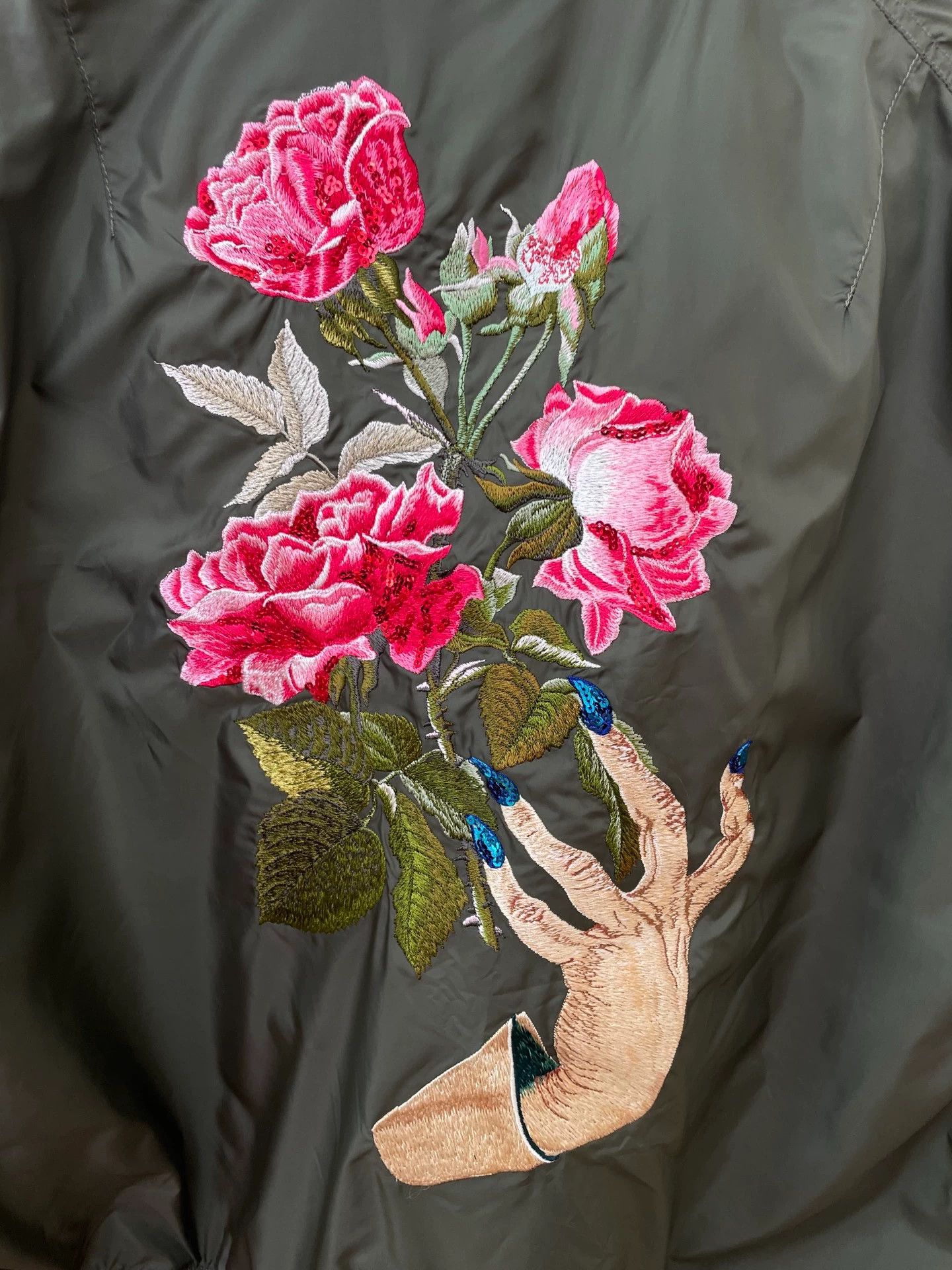 Undercover Undercover Ghost Hand MA1 Jacket EC Rose Orange Lining Size US M / EU 48-50 / 2 - 3 Thumbnail