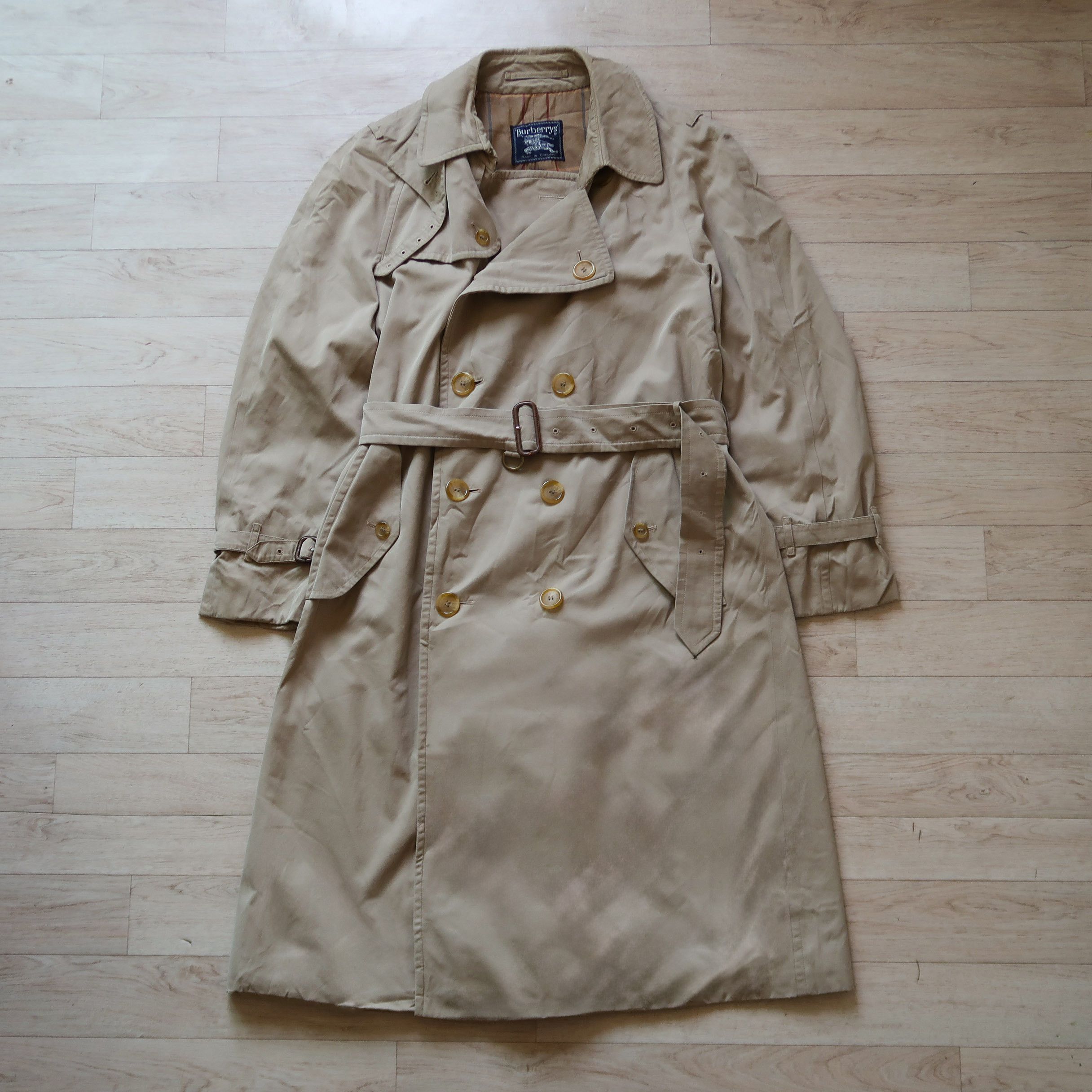 Burberry [Made in England] Vintage OG Burberry Trench Coat Size US M / EU 48-50 / 2 - 1 Thumbnail