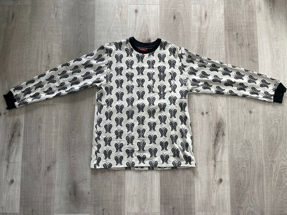Supreme Supreme Butterfly Crew Neck - Size Large Size US L / EU 52-54 / 3 - 1 Thumbnail