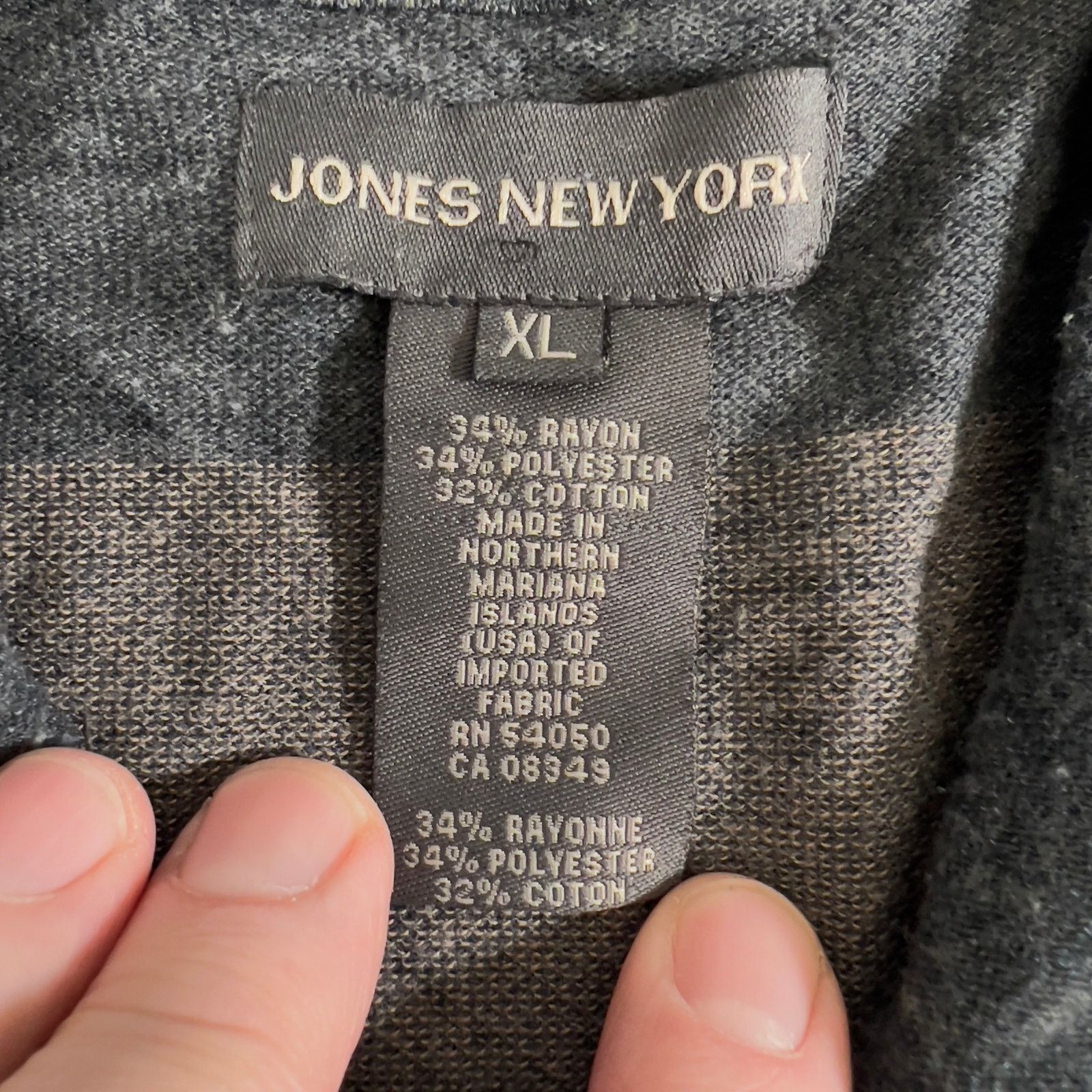 Jones New York Jones New York Polo Shirt Men XL Rayon Poly Cotton Blend Size US XL / EU 56 / 4 - 2 Thumbnail