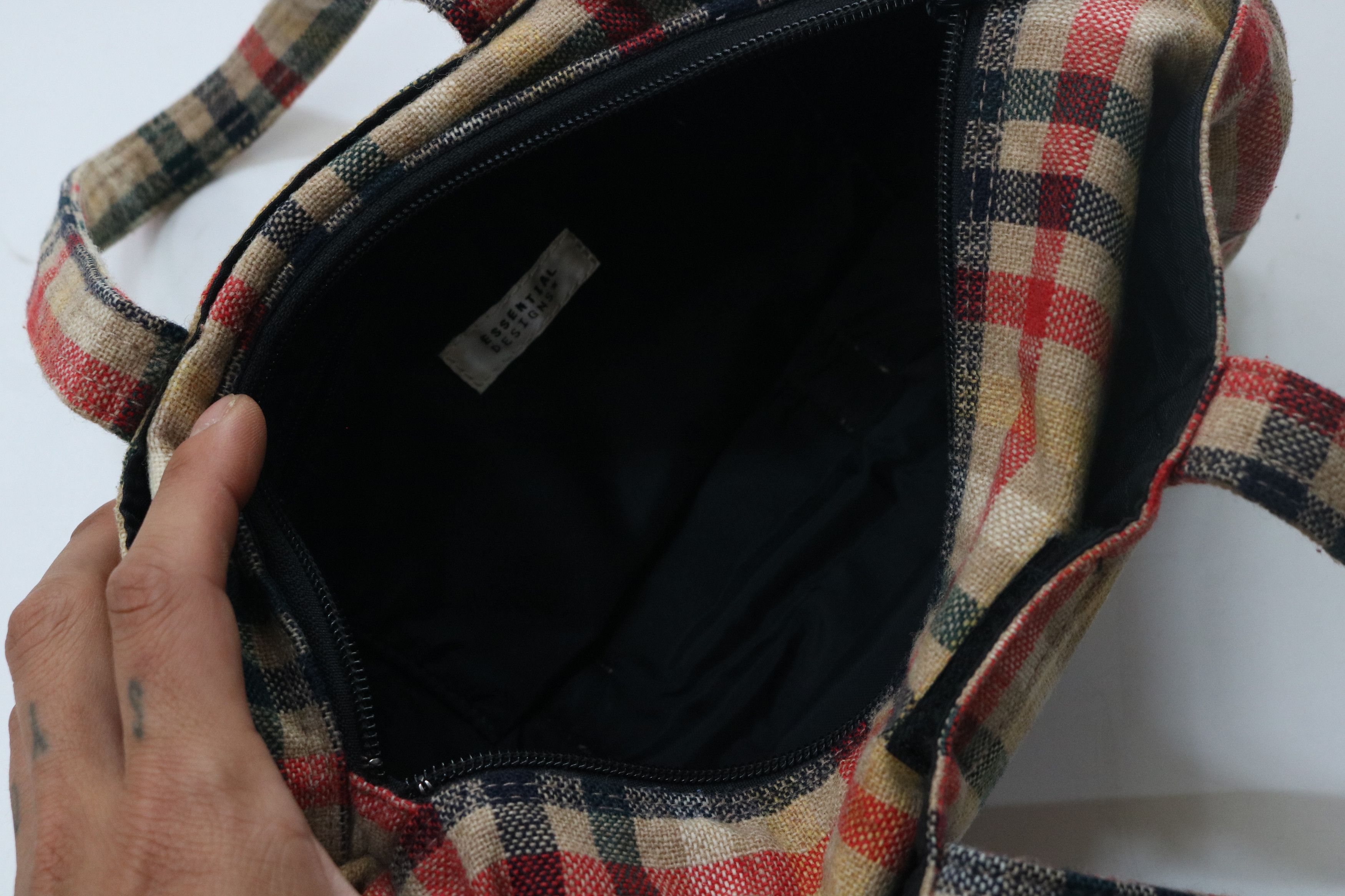 Porter PORTER × ESSENTIAL DESIGN Check Tote Bag Size ONE SIZE - 8 Thumbnail