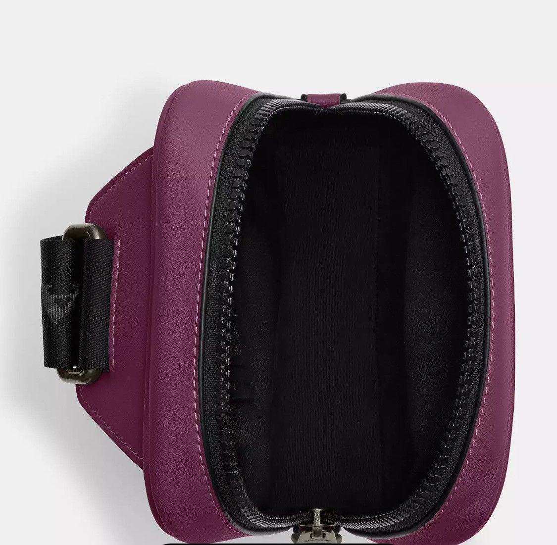 Coach Coach CL410 Track Pack 14 Calf Leather Crossbody /Deep Berry Size ONE SIZE - 4 Thumbnail
