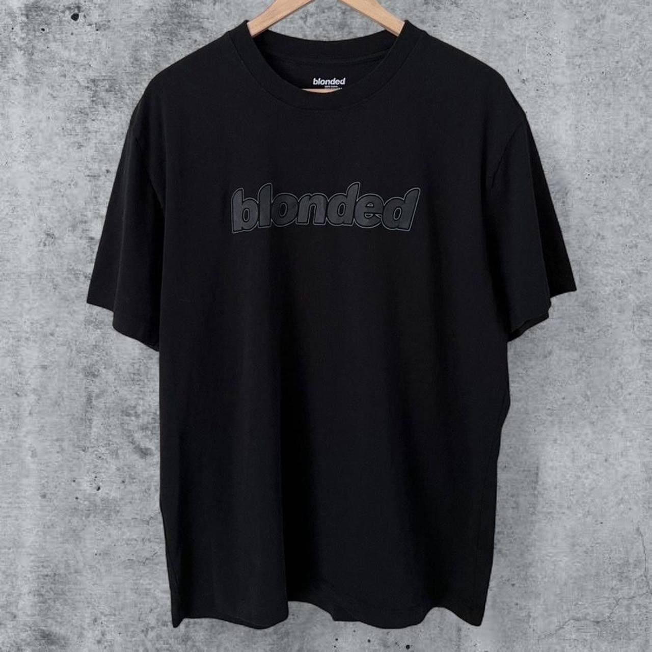 Frank Ocean Blonded Black Logo Tee Size US L / EU 52-54 / 3 - 1 Thumbnail