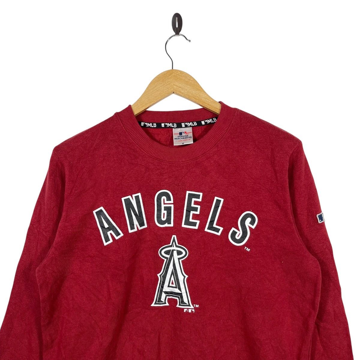 MLB MLB Los Angeles Angels Big Logo Crewneck Sweatshirt Red Size US M / EU 48-50 / 2 - 2 Thumbnail