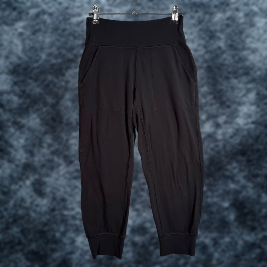 Lululemon Lululemon Pants Womens Size 4 Black High-Waisted Joggers Gym Athletic Activewear Athleisure Size 27" / US 4 / IT 40 - 1 Thumbnail