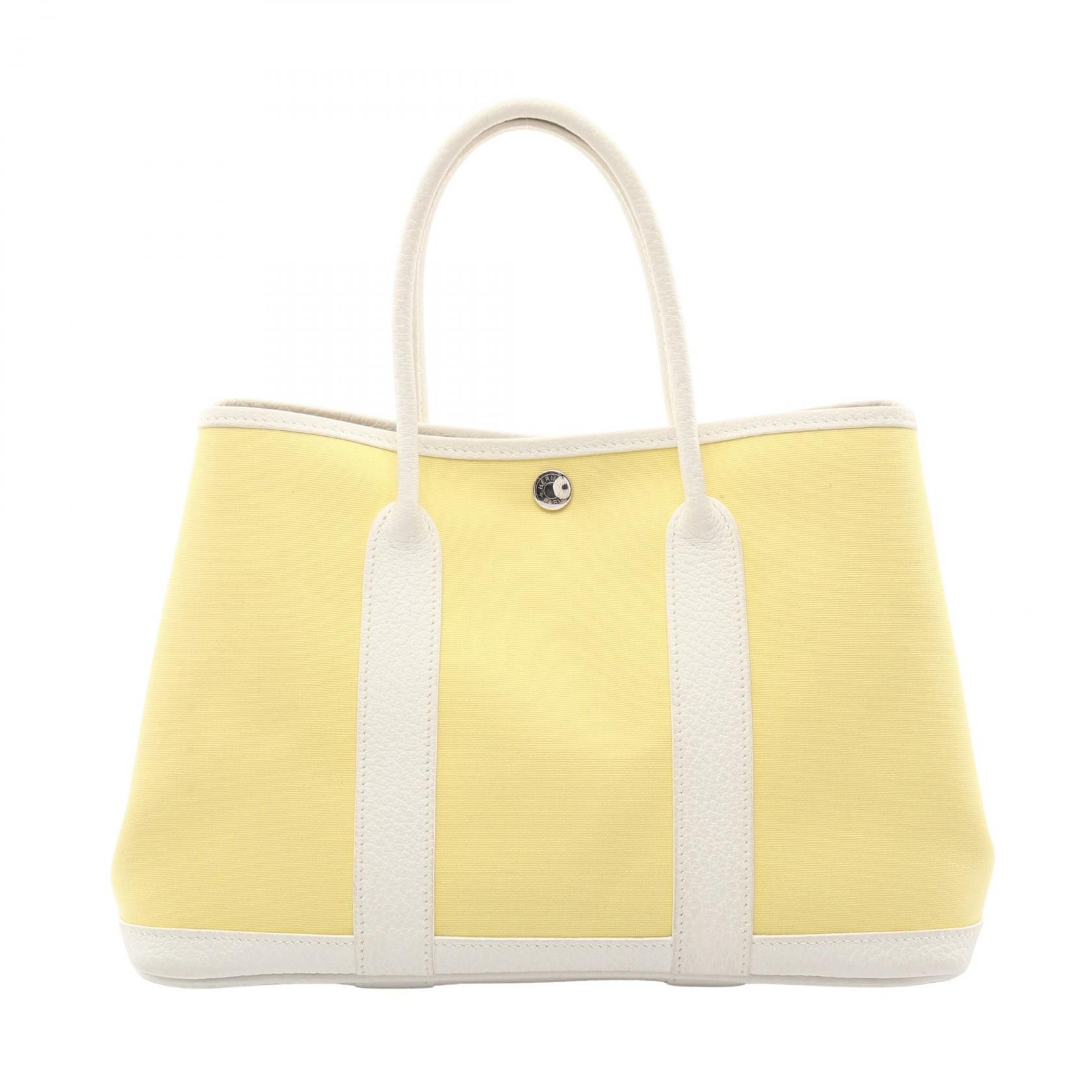 Hermes Hermes Hermes Garden PartyTPM Canvas Negonda Tote Bag Leather Tote Bag R DUTY FREE for USA Size ONE SIZE - 1 Thumbnail