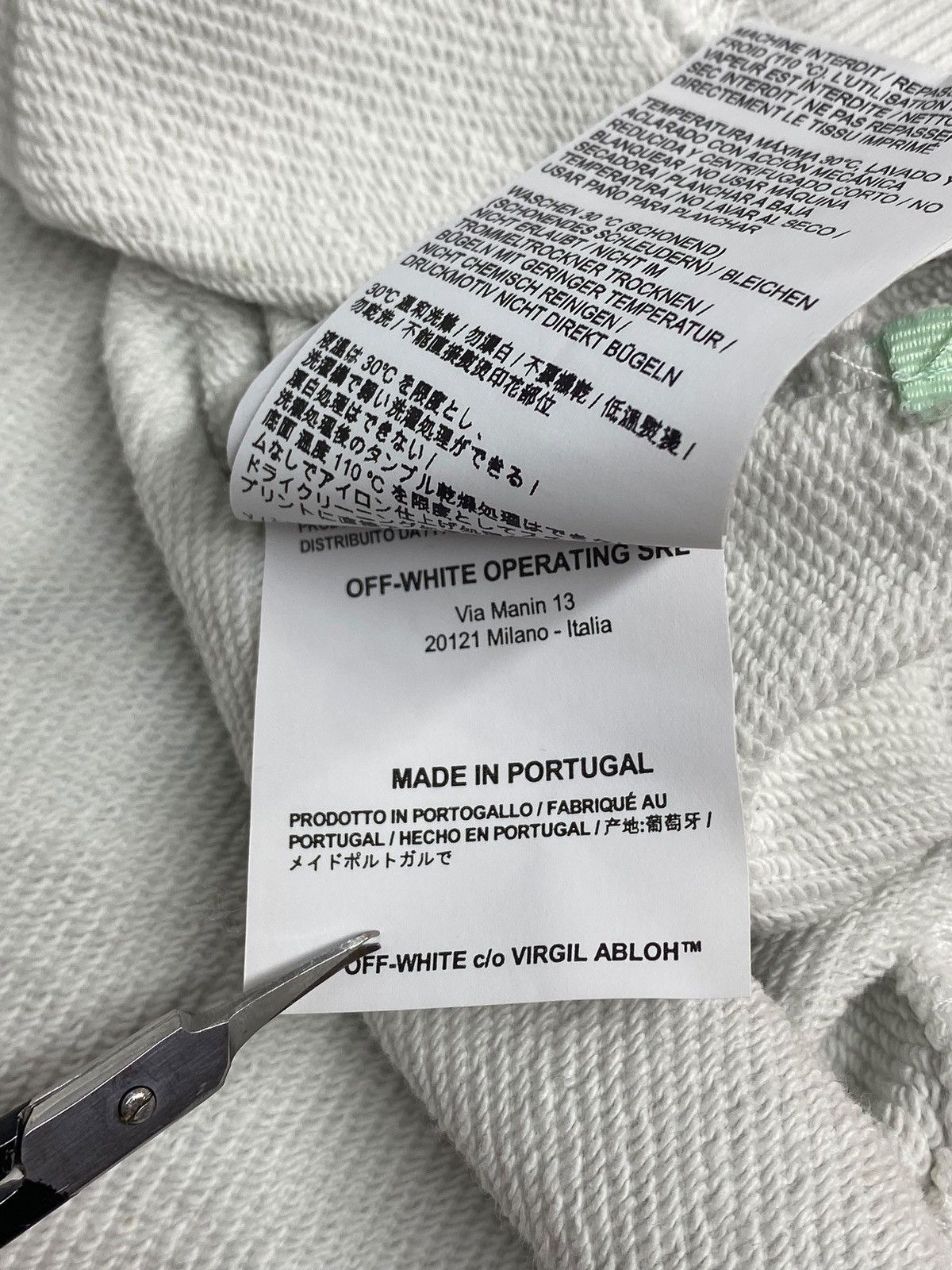 Off-White Off White Hanna Leaves Cropped Crewneck Size L / US 10 / IT 46 - 22 Thumbnail