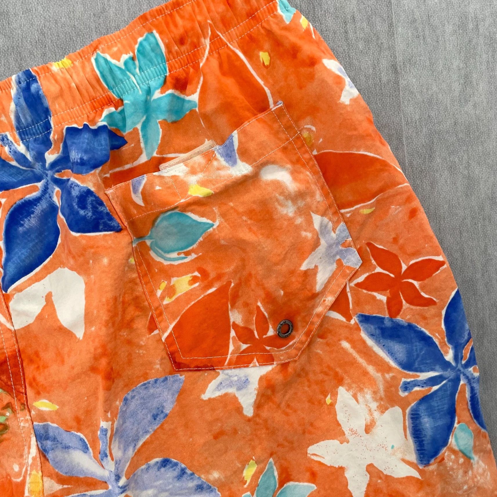 Polo Ralph Lauren VINTAGE Polo Ralph Lauren Shorts Adult Extra Large Orange Floral Swim Trunks Men Size US L / EU 52-54 / 3 - 4 Thumbnail