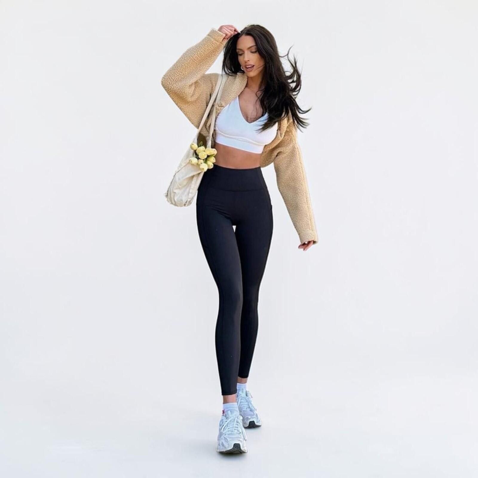 Fabletics Fabletics Women's High Waisted Leggings Black Size Small NWT Size 28" / US 6 / IT 42 - 4 Thumbnail