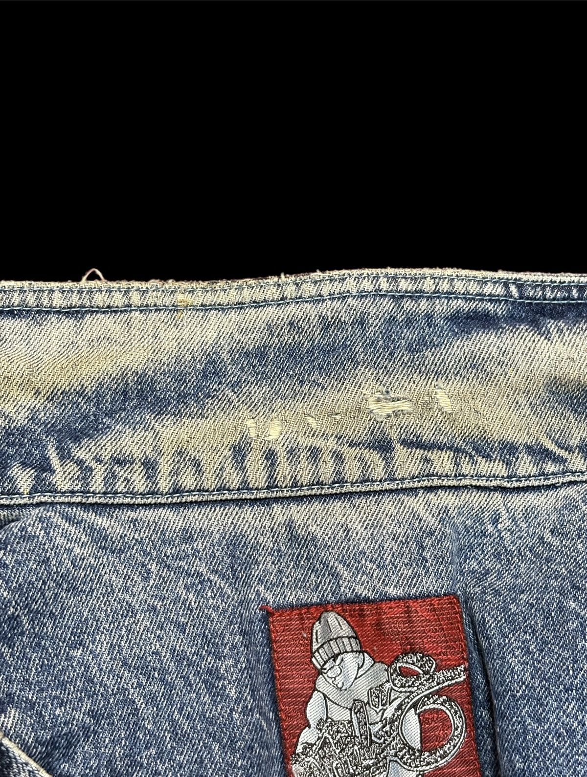 Southpole South Pole Big Logo Distressed Jean Jacket Size US XXL / EU 58 / 5 - 15 Thumbnail