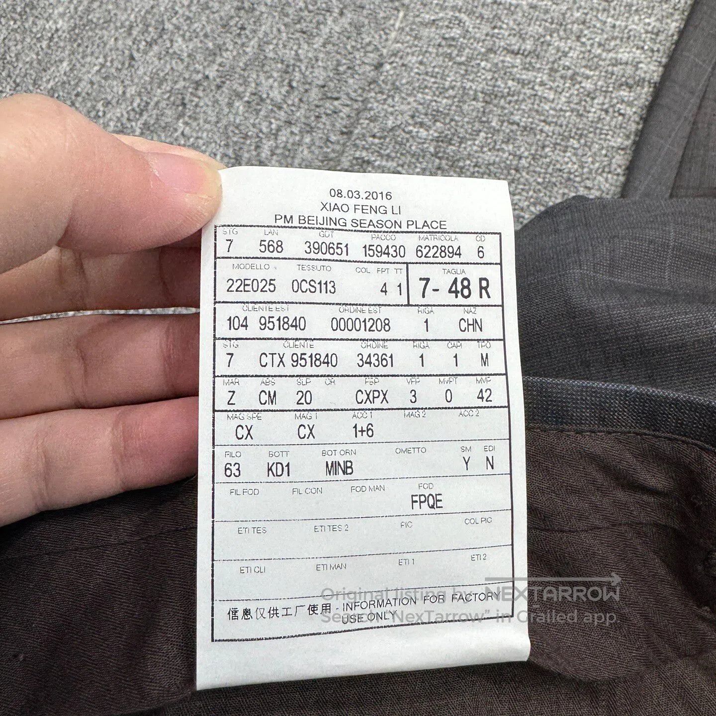 Ermenegildo Zegna #REF! Size 48R - 4 Thumbnail