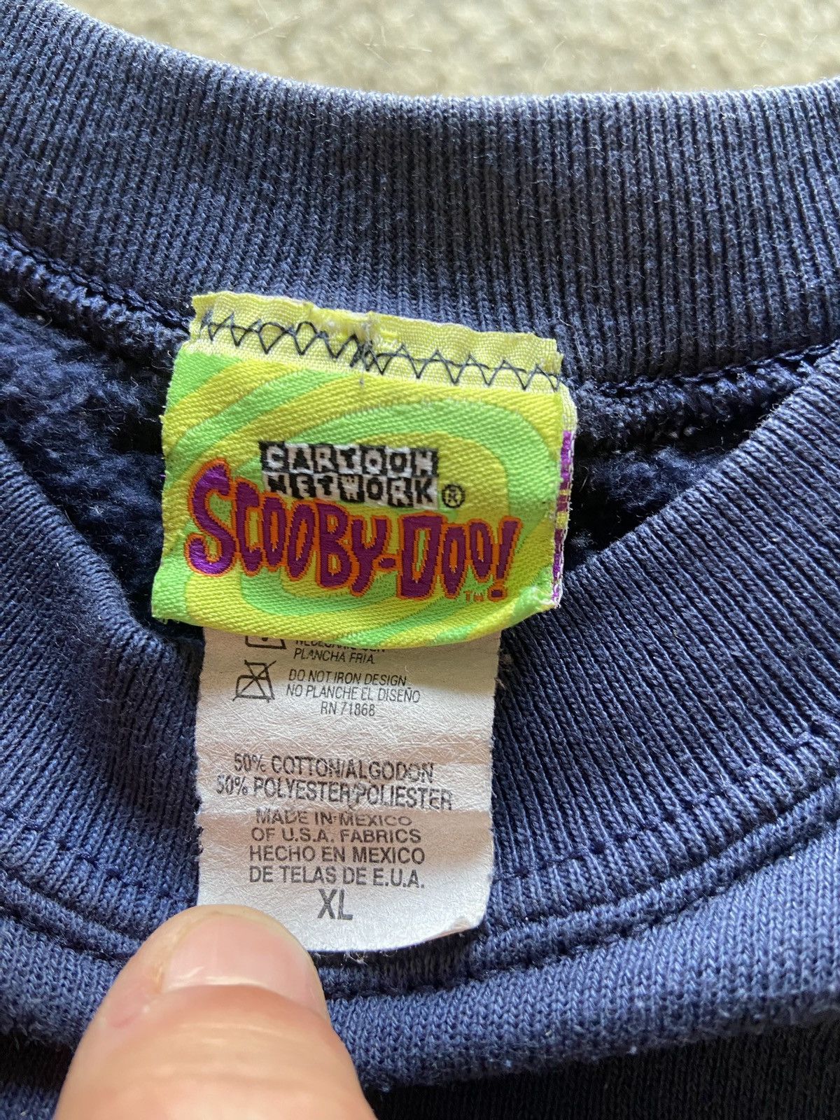 Cartoon Network Vintage 1998 Cartoon Network Scooby-Doo Crew Neck/Sweater Size US XL / EU 56 / 4 - 7 Thumbnail