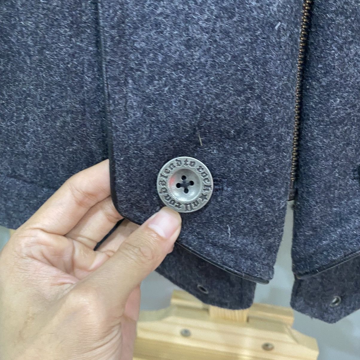 PPFM PPFM Archive Napoleon Fur Hooded Wool Jacket Y2K Punk Style Size US M / EU 48-50 / 2 - 8 Thumbnail