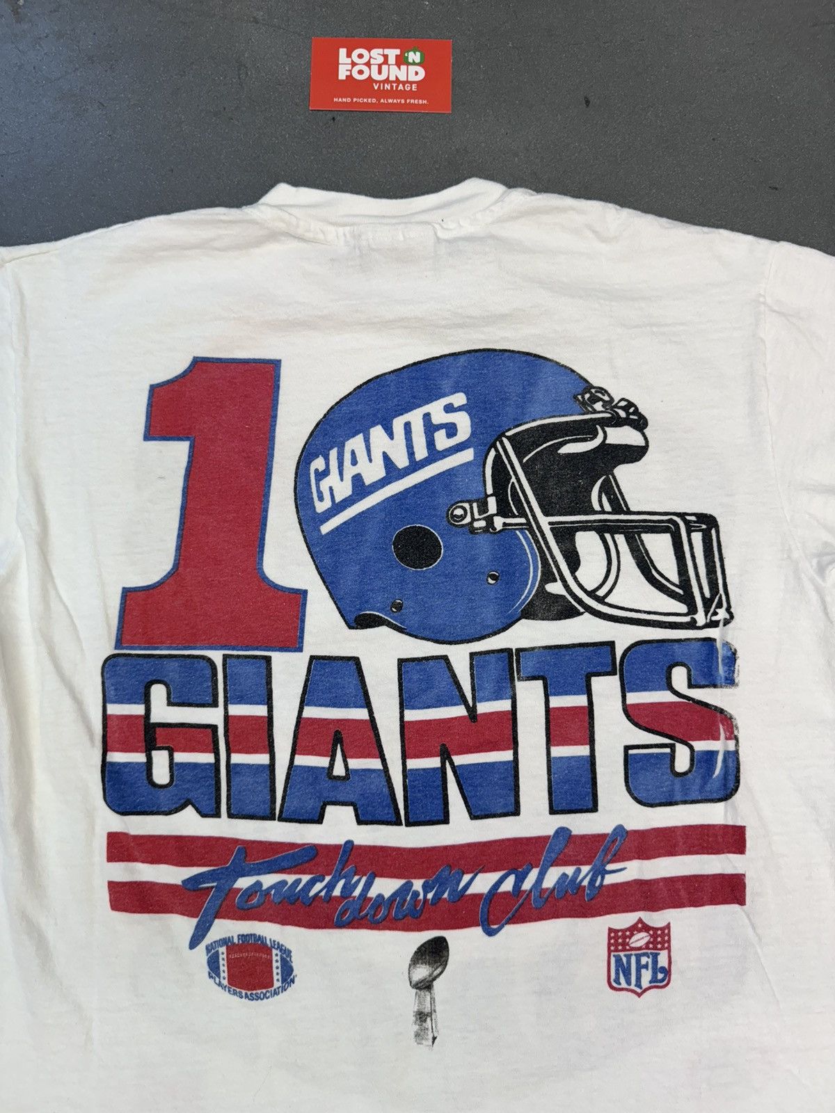 NFL × Vintage ‘90s Vintage NFL New York Giants Touchdown Club Tee Size US L / EU 52-54 / 3 - 5 Thumbnail