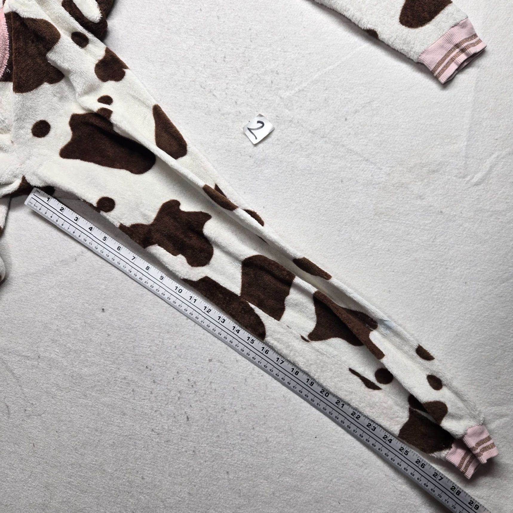 Vintage Secret Treasures Cow Sleepwear One Piece Pajamas Adult Women's XS Size ONE SIZE - 6 Thumbnail