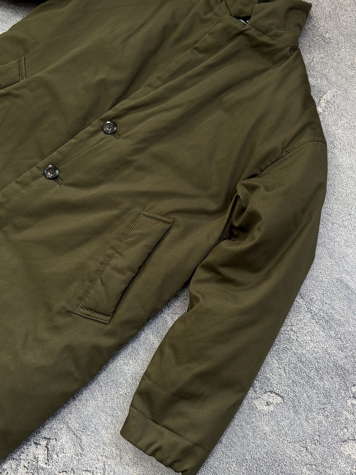 Japanese Brand The Loft Labo Olive Green Down Coat Made in Japan 1/Small Size US S / EU 44-46 / 1 - 9 Thumbnail