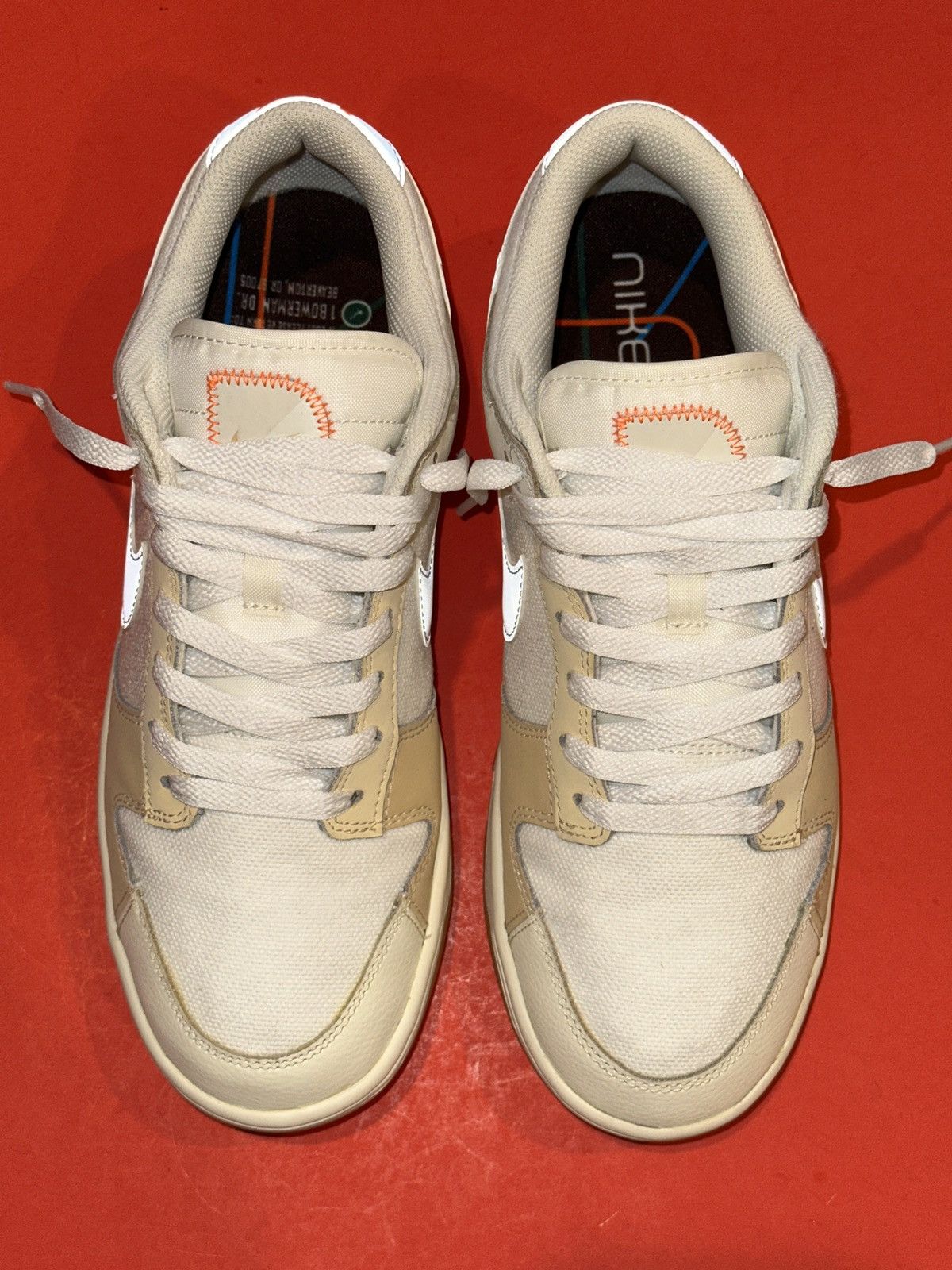 Nike Nike Dunk Low SE “If Lost Return To” Patchwork Sneakers 9 Size US 9 / EU 42 - 1 Thumbnail