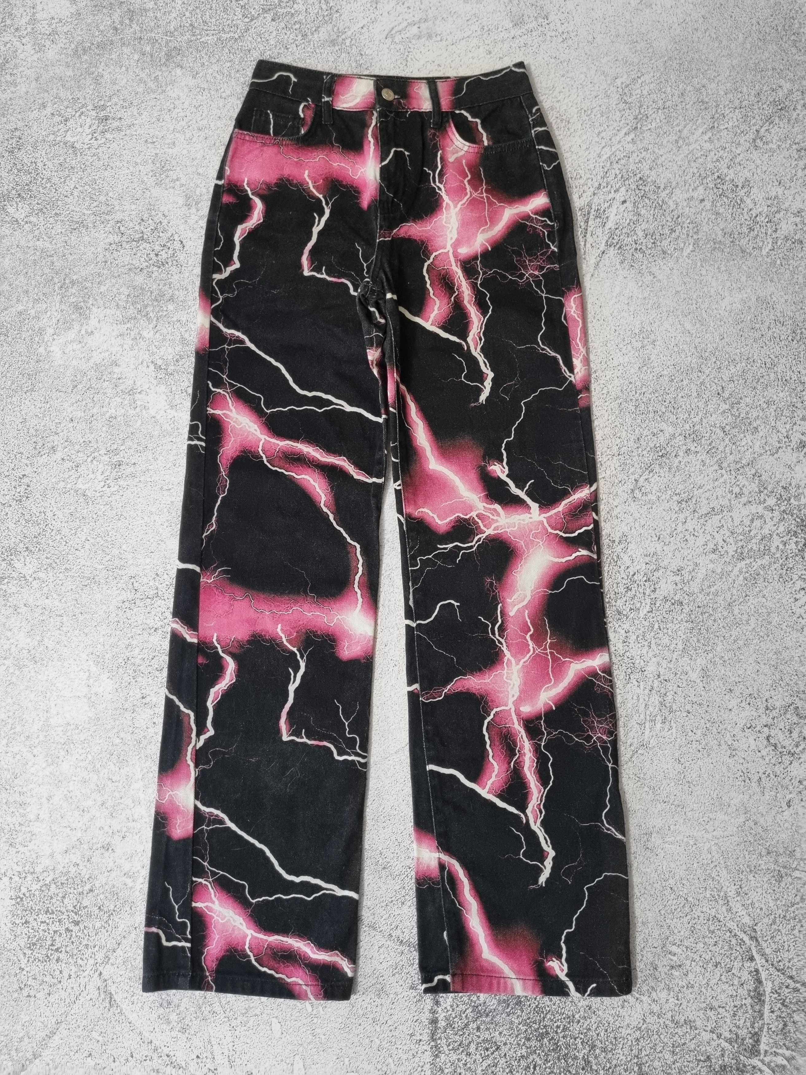 Jaded London Jaded London Purple Lightning Pants Size 25" / US 0 / IT 36 - 1 Thumbnail