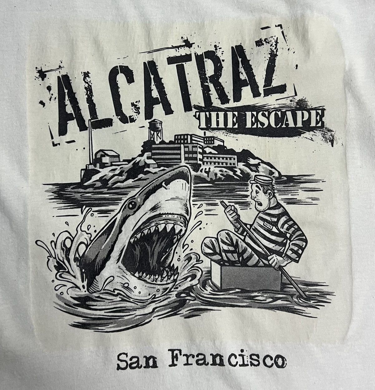 Gildan × Vintage VINTAGE GILDAN ALCATRAZ THE ESCAPE SAN FRANCISCO SHIRT Size US L / EU 52-54 / 3 - 3 Thumbnail