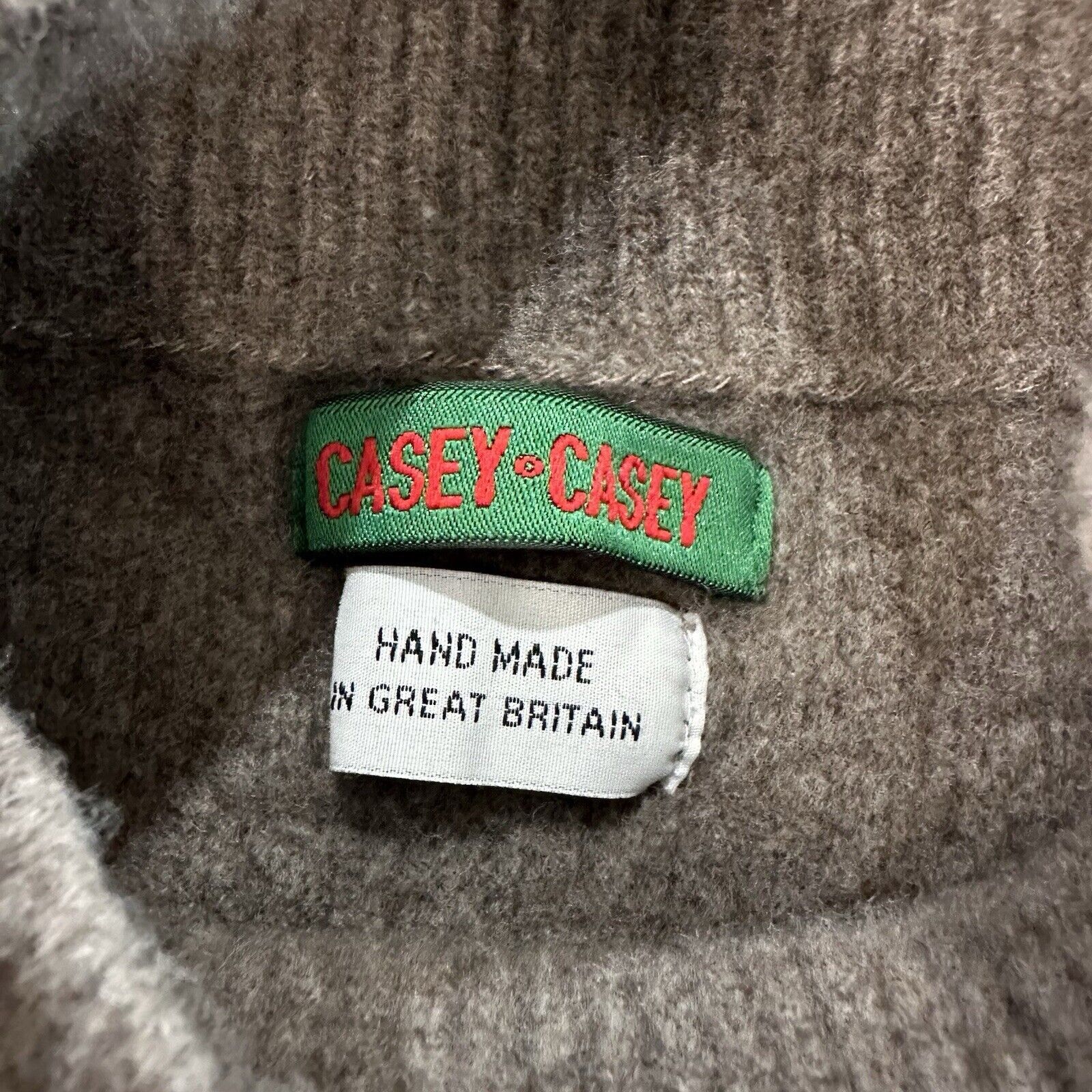 Casey Casey Casey Casey Mock Neck Sweater M Cashmere Hand Made Gray Wool Size M / US 6-8 / IT 42-44 - 4 Thumbnail