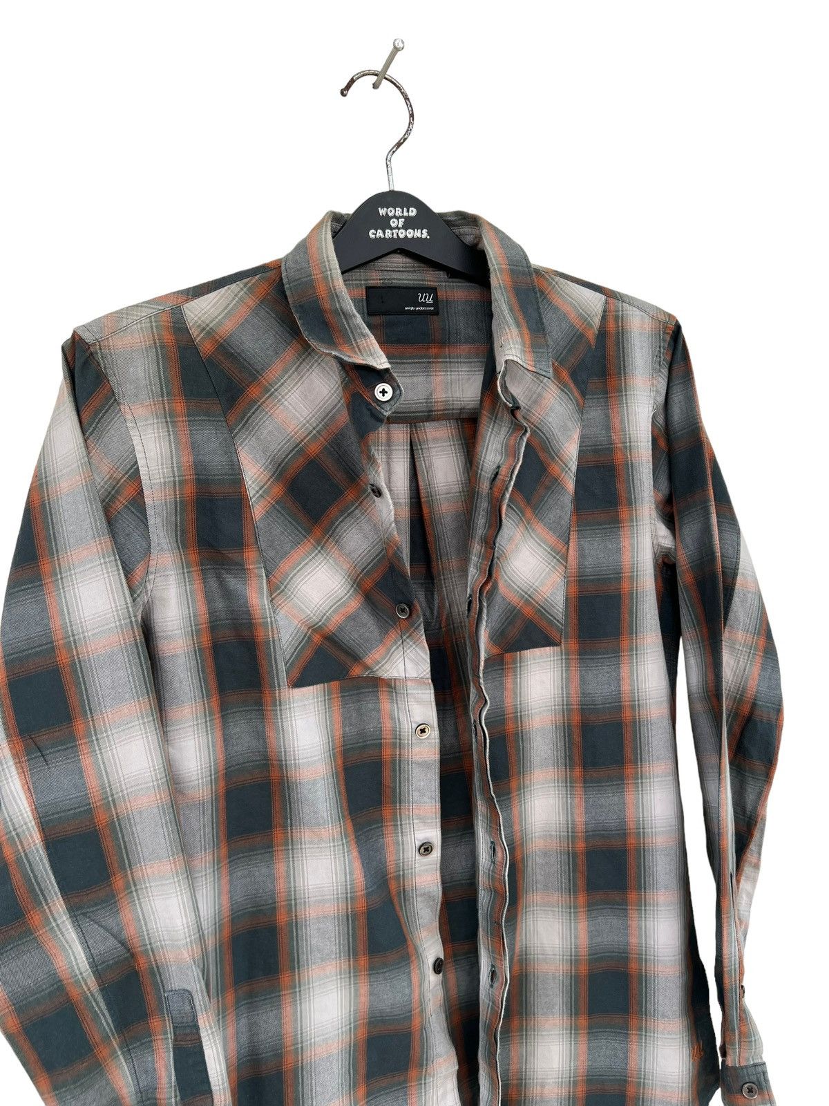 Undercover × Uniqlo Undercover X Uniqlo Shadows Plaid Flannel Shirt Size US S / EU 44-46 / 1 - 14 Thumbnail