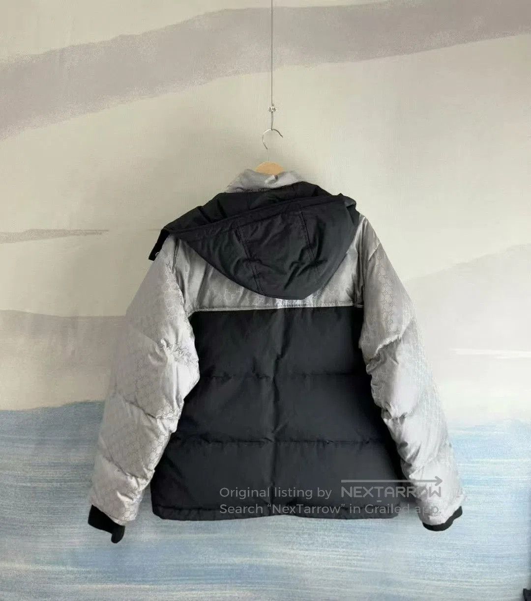 Gucci gucci black and gray hooded down jacket. Size US XXL / EU 58 / 5 - 3 Thumbnail