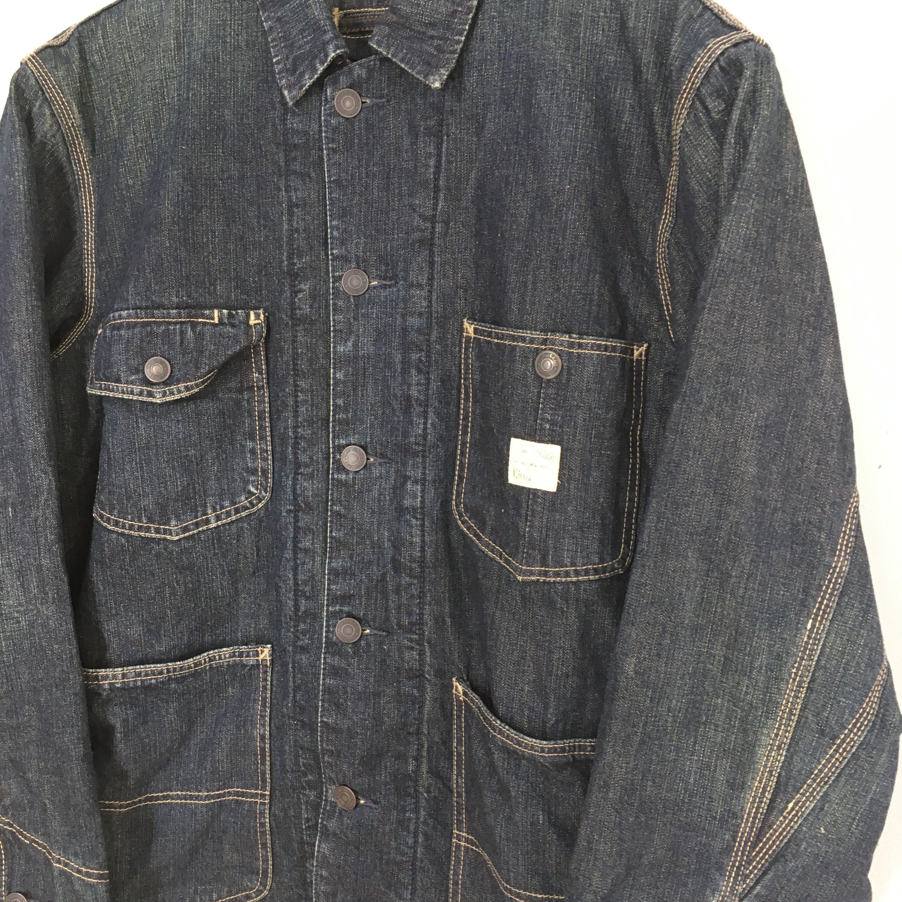 Gap Vintage Gap Denim Workers Jeans Jacket Small Size US S / EU 44-46 / 1 - 4 Thumbnail