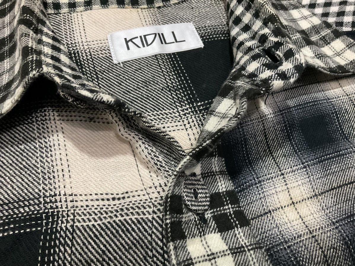 Designer × Japanese Brand × KIDILL 🔥 Rare Archived Kidill Flannel Shirt Made In Japan Size US L / EU 52-54 / 3 - 5 Thumbnail