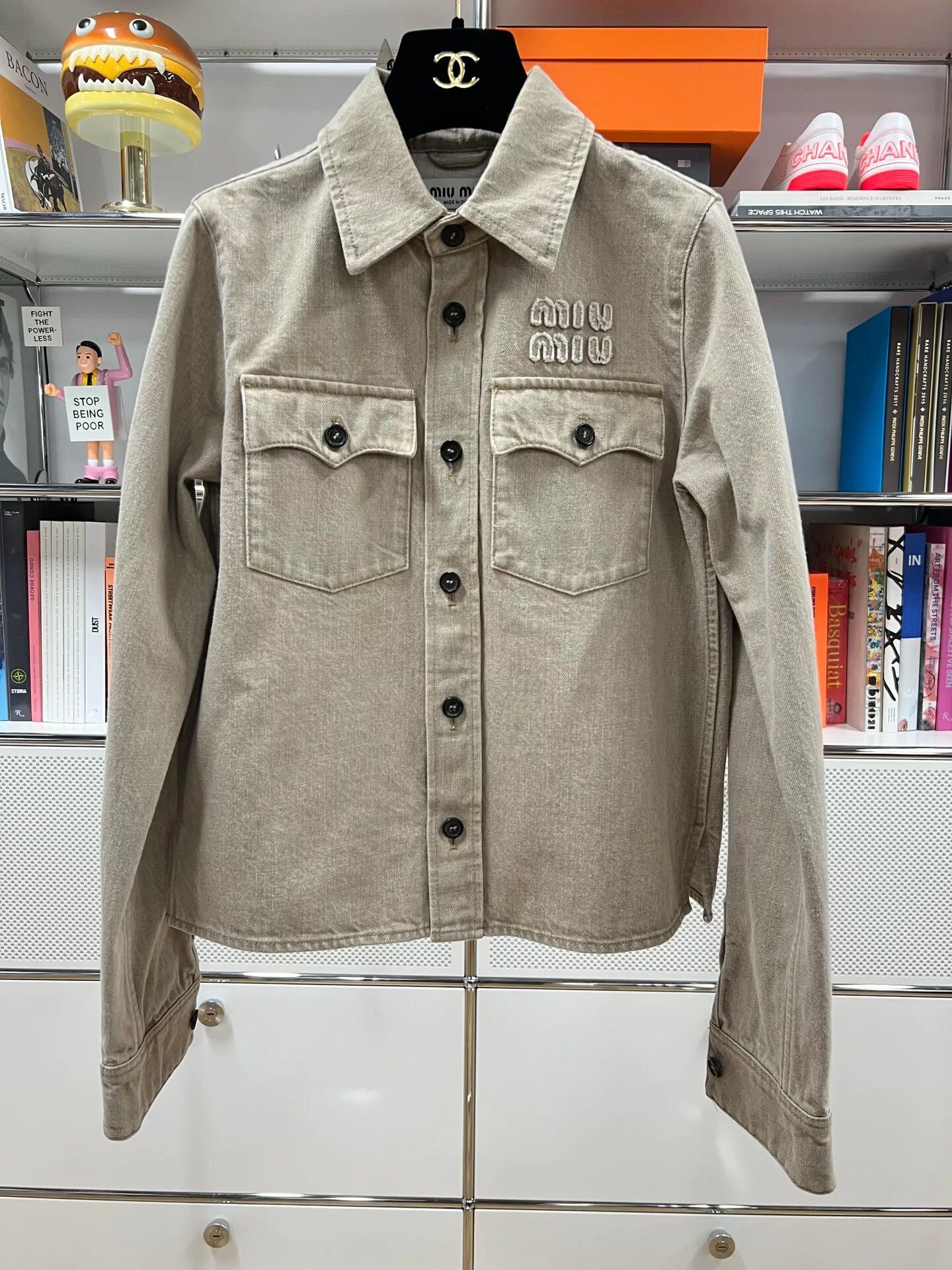 Miu Miu Miu Miu FW24 Denim Shirt Jacket Size S / US 4 / IT 40 - 1 Thumbnail