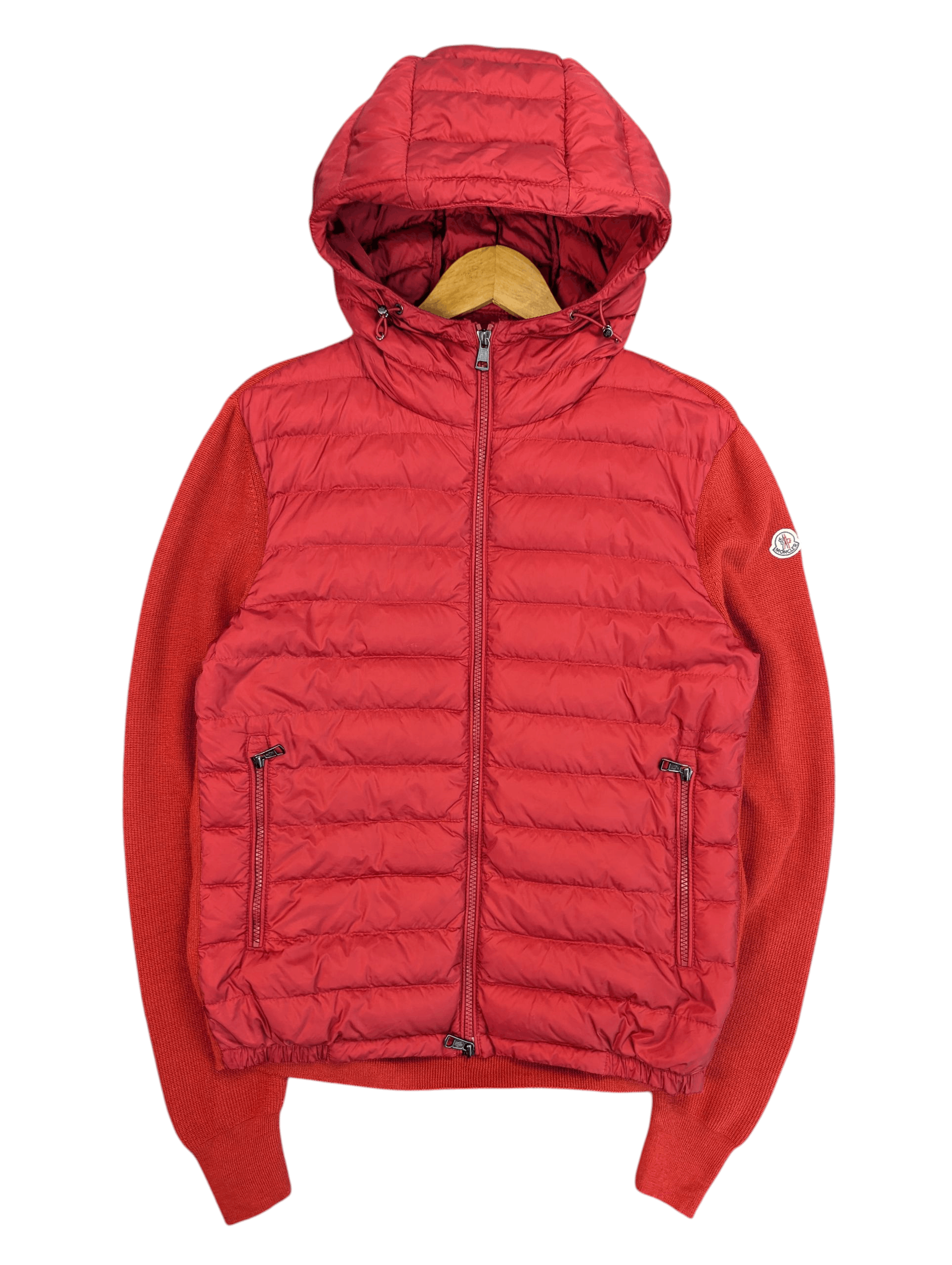 Moncler Moncler Maglione Knitted Down Hooded Jacket Size US M / EU 48-50 / 2 - 1 Thumbnail