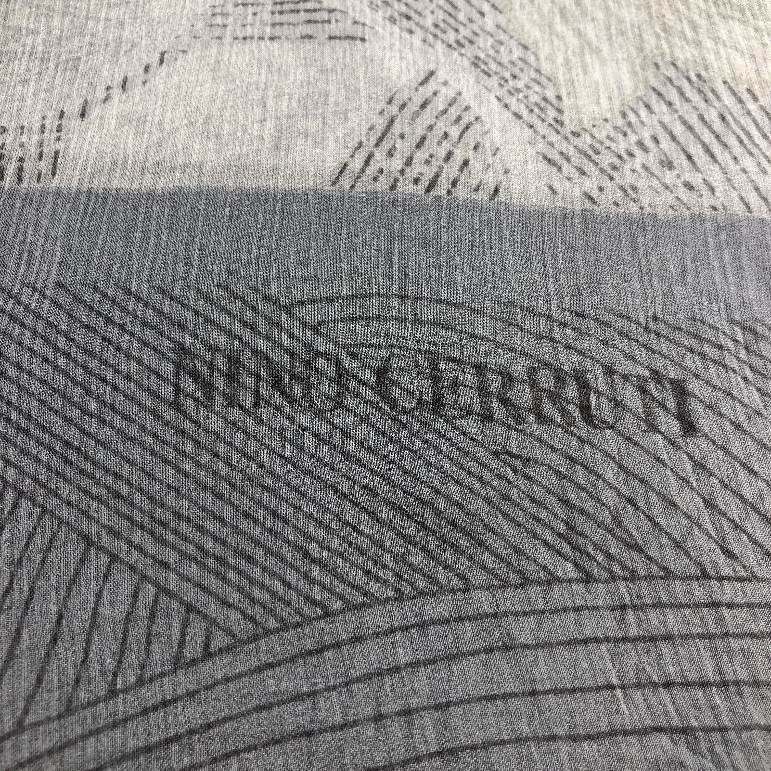 Vintage Nino Cerruti Floral Silk Stole Silk Scarf M1381 Size ONE SIZE - 4 Thumbnail
