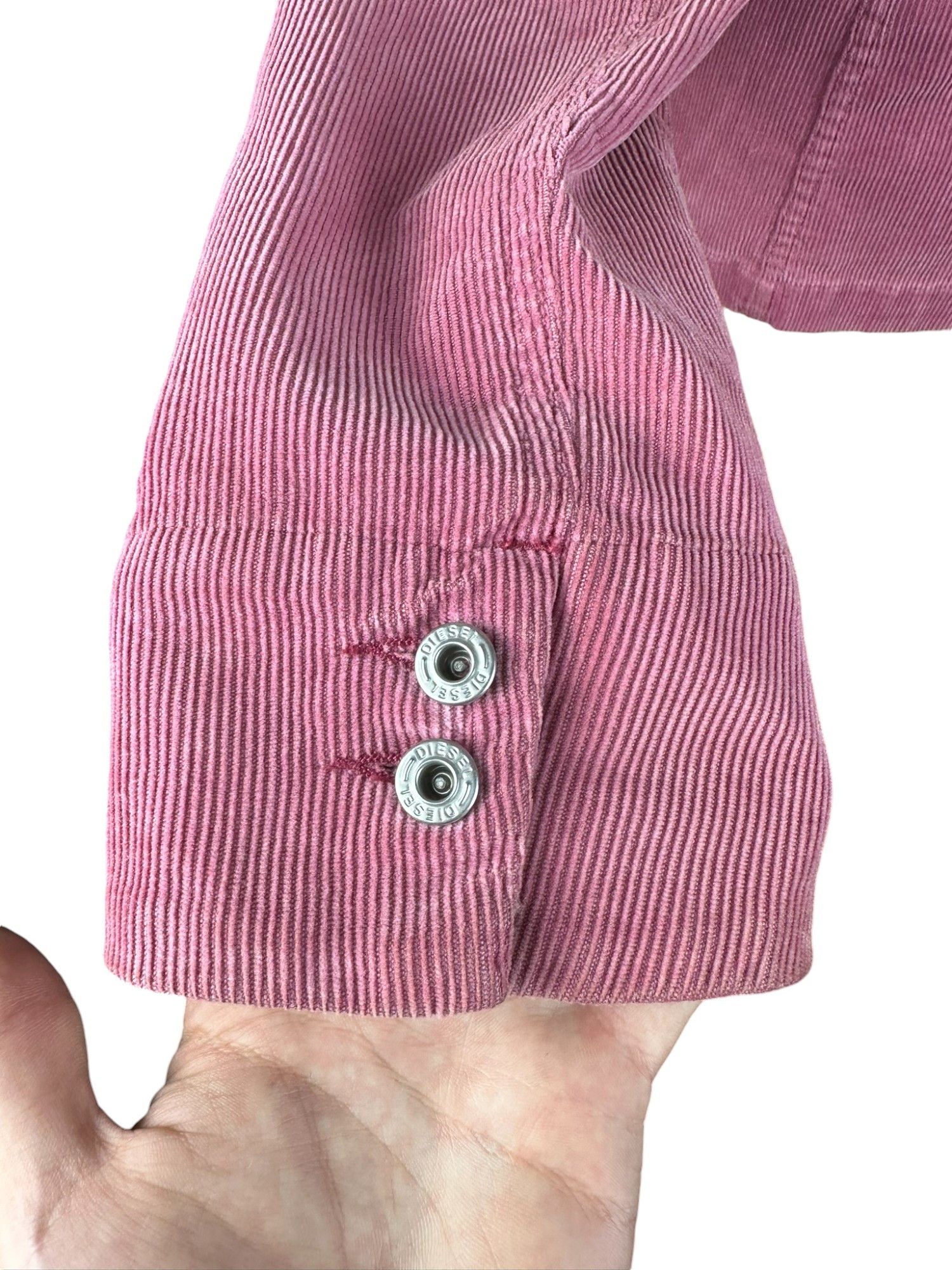 Designer × Diesel × Vintage Vintage Y2k Diesel Corduroy Elegant Oldmoney Blazer Size L / US 10 / IT 46 - 12 Thumbnail
