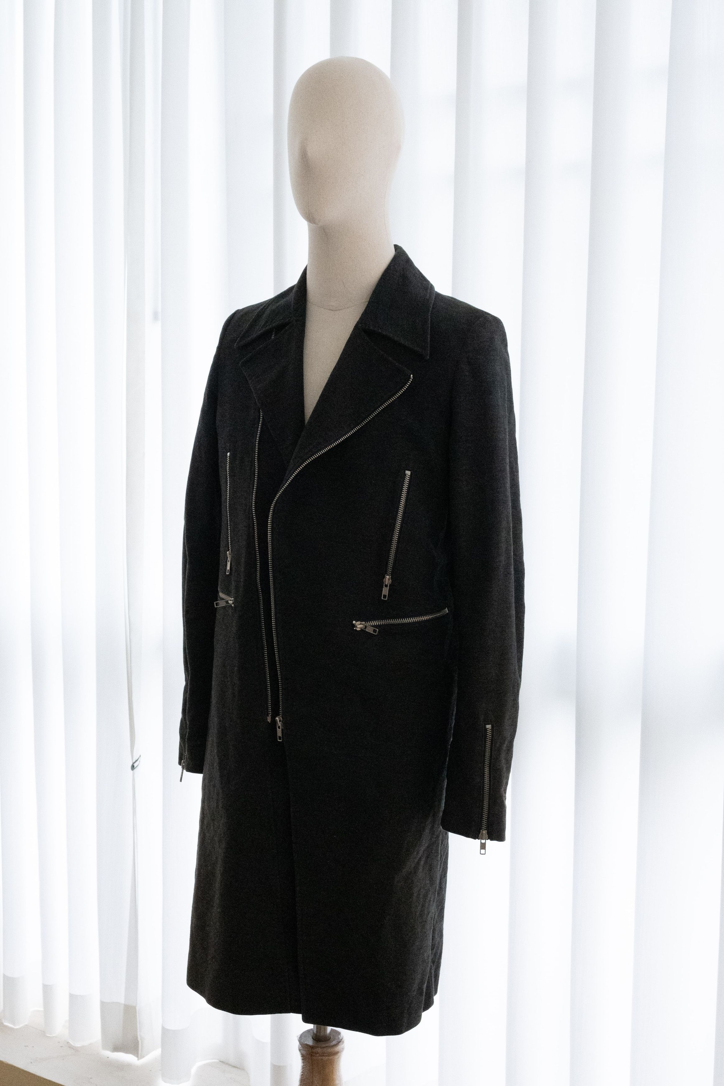 Raf Simons AW1998 Raf Simons “Radioactivity” Biker Coat Size US M / EU 48-50 / 2 - 4 Thumbnail