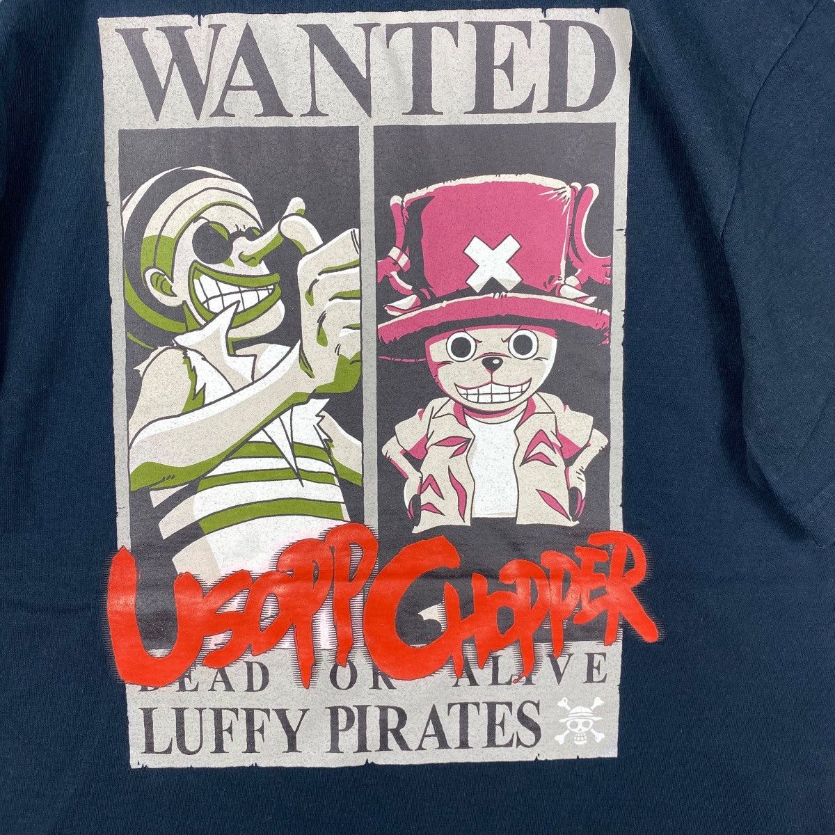 Anime Vintage 00's ONE PIECE The Movie No.6 Usopp & Chopper Tee Size US L / EU 52-54 / 3 - 2 Thumbnail
