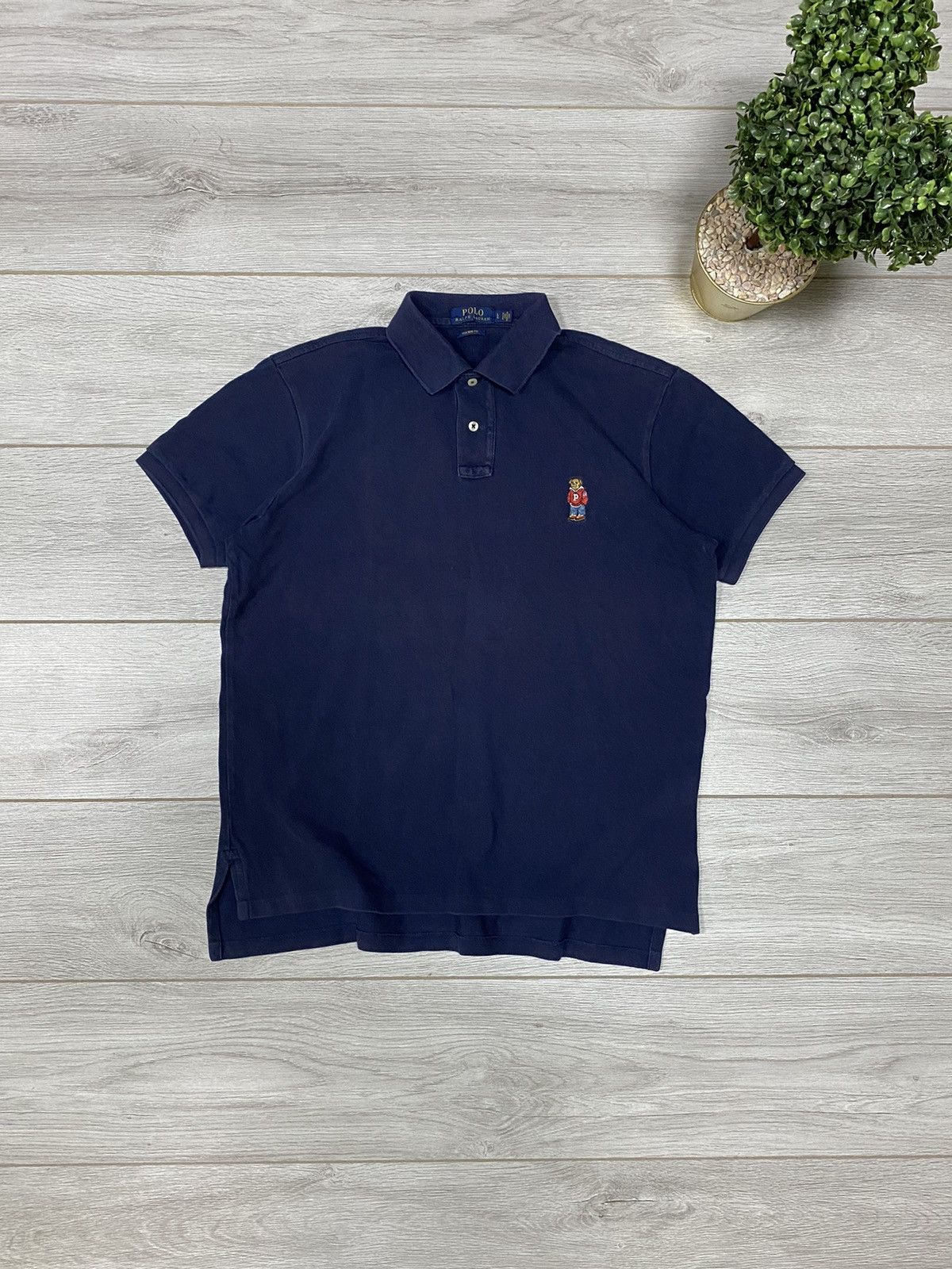 Polo Ralph Lauren POLO Bear Ralph Lauren vintage polo shirt Size US L / EU 52-54 / 3 - 4 Thumbnail