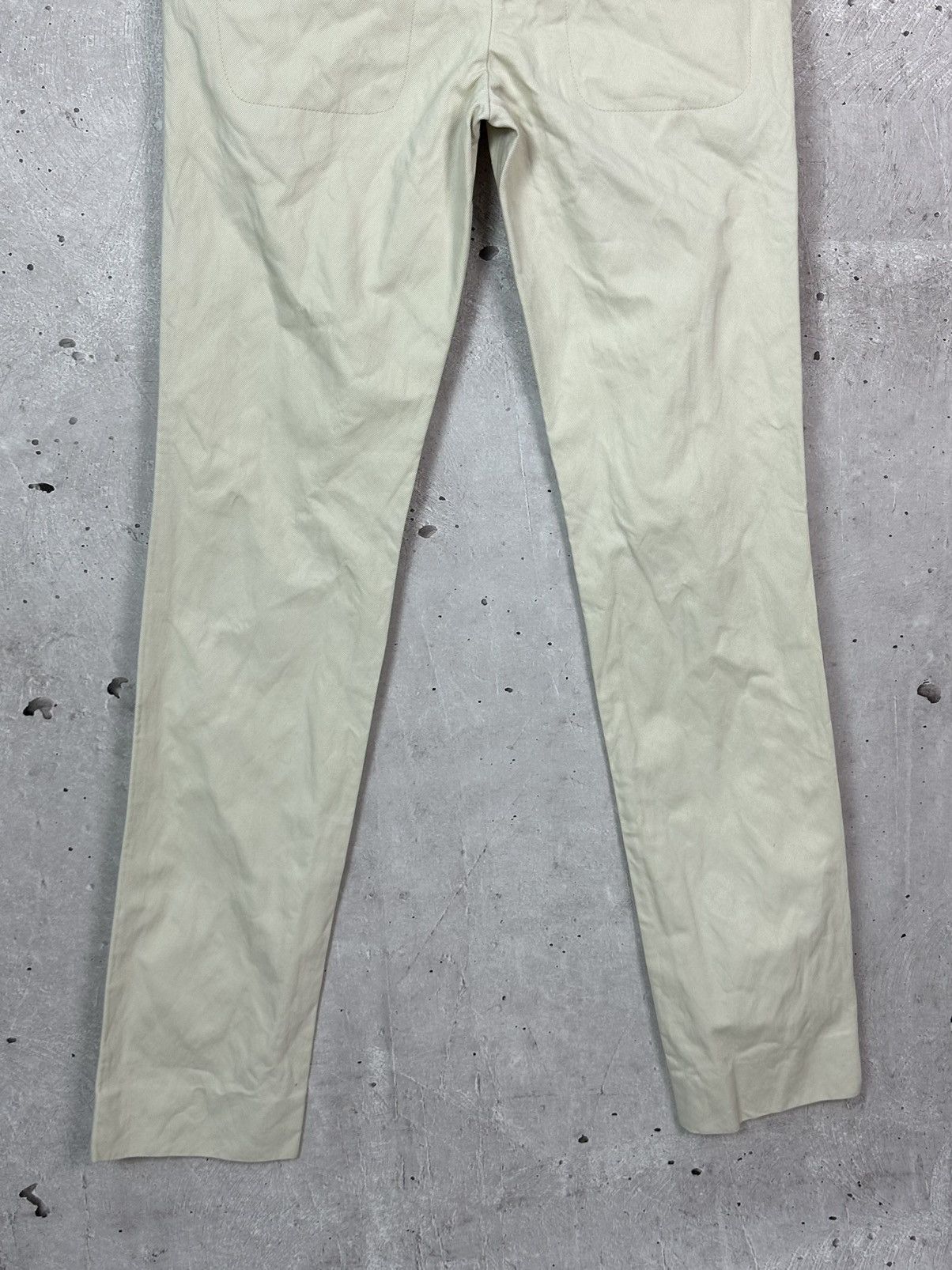 Dior × Vintage Christian Dior Boutique Made in Italy Cotton Pants Size 26" / US 2 / IT 38 - 7 Thumbnail