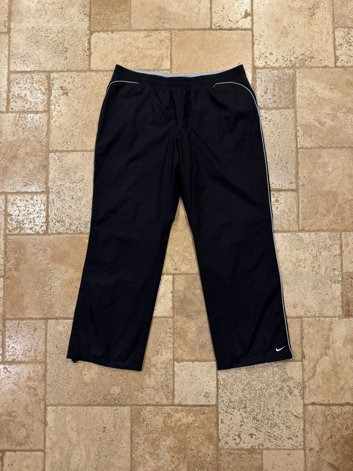 Nike Vintage Nike Track Black Baggy Lined Windbreaker Pants Size US 36 / EU 52 - 5 Thumbnail